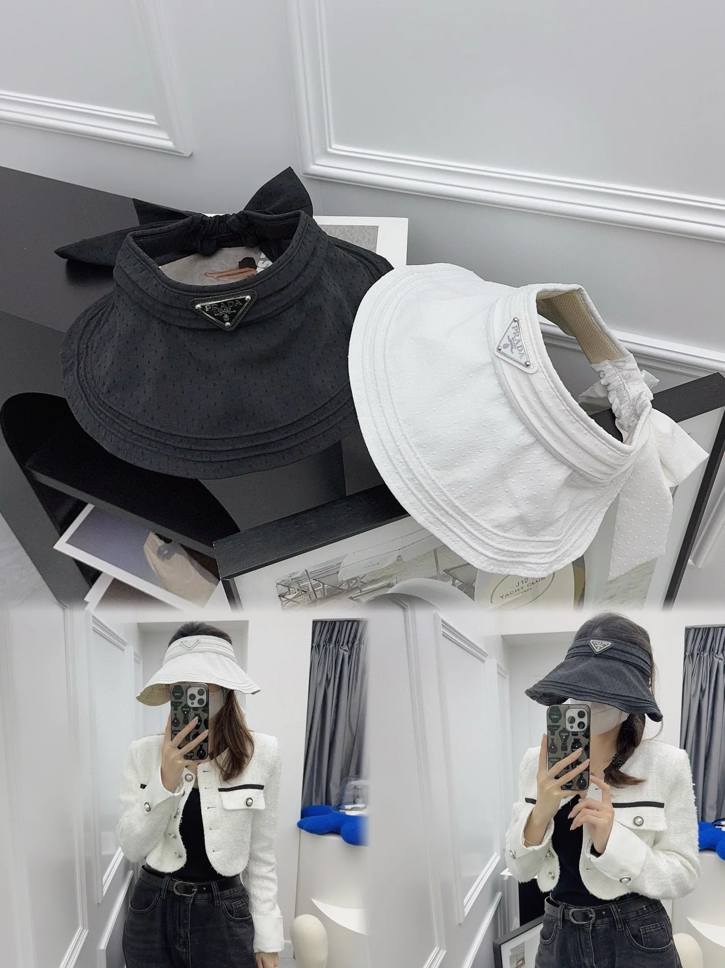 프라다 모자 84840 Prada Cap 상세 이미지 1