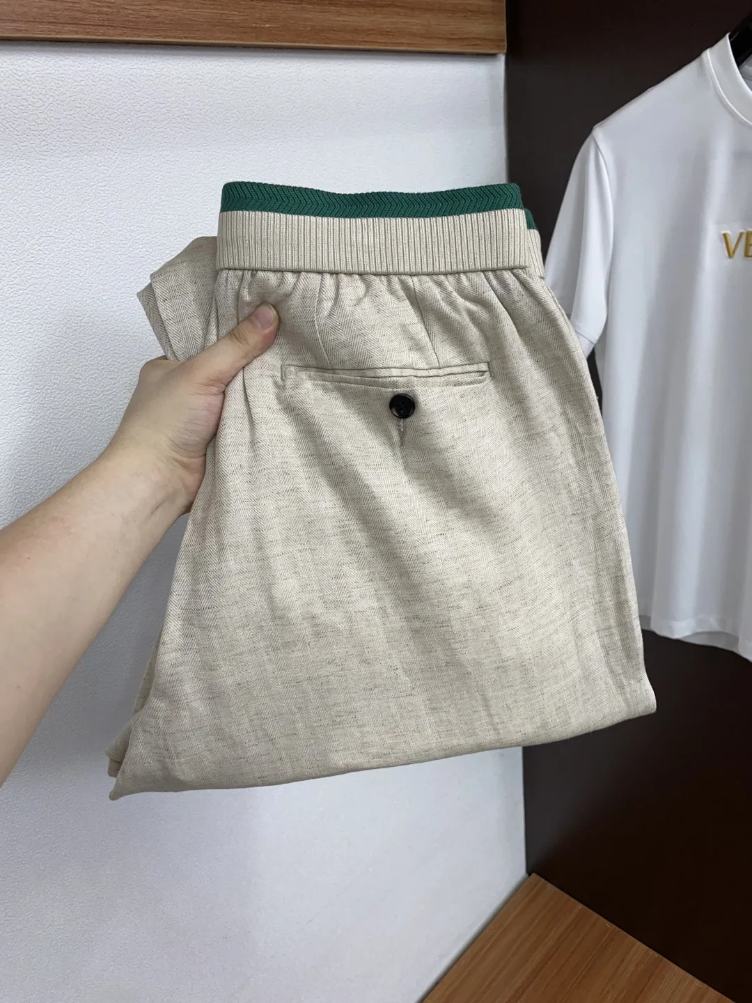 로로피아나 린넨 스트레이트 남성 바지 156565