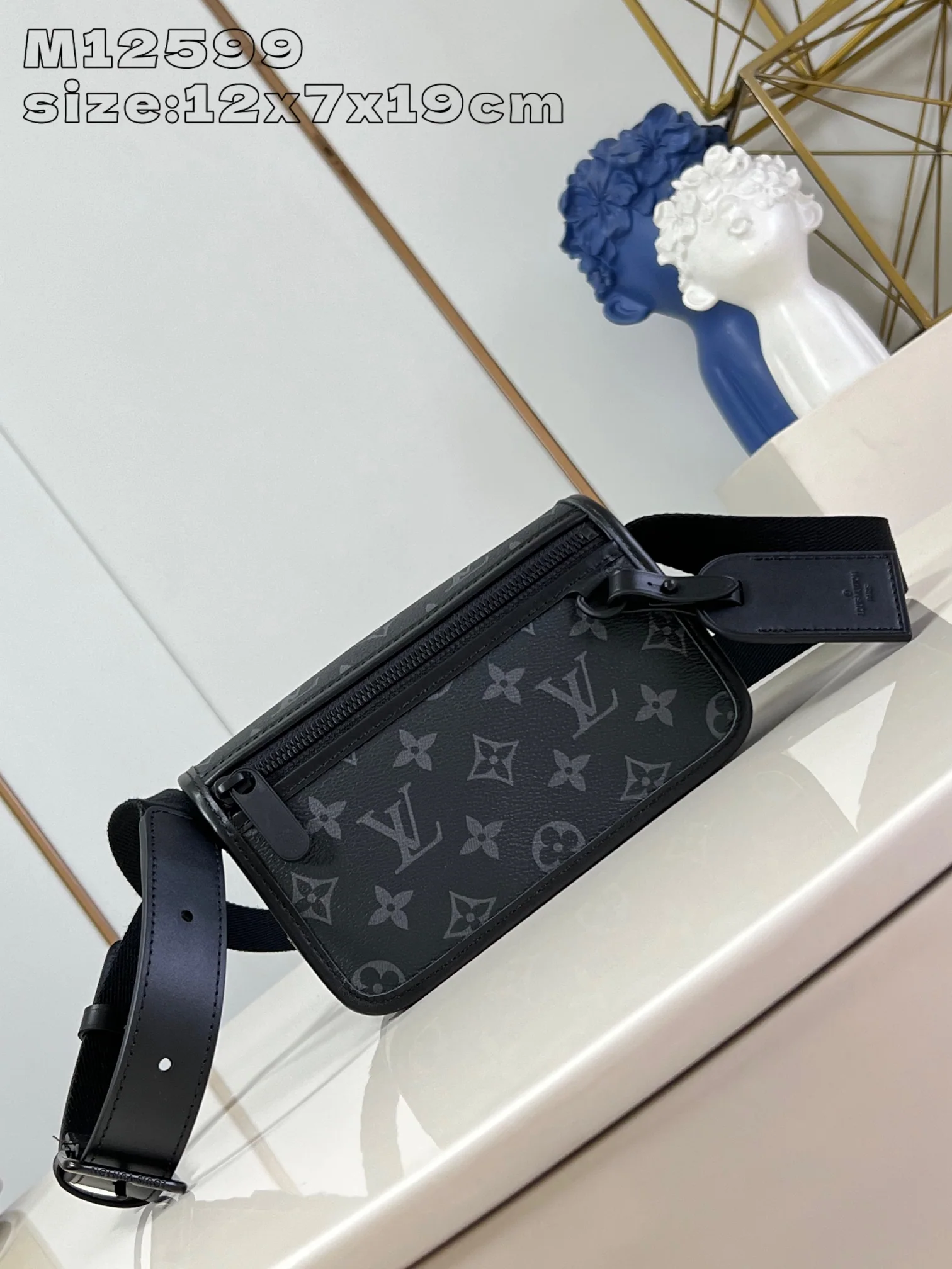 루이비통 M12599 블랙 핸드백 미니 상세 이미지 1