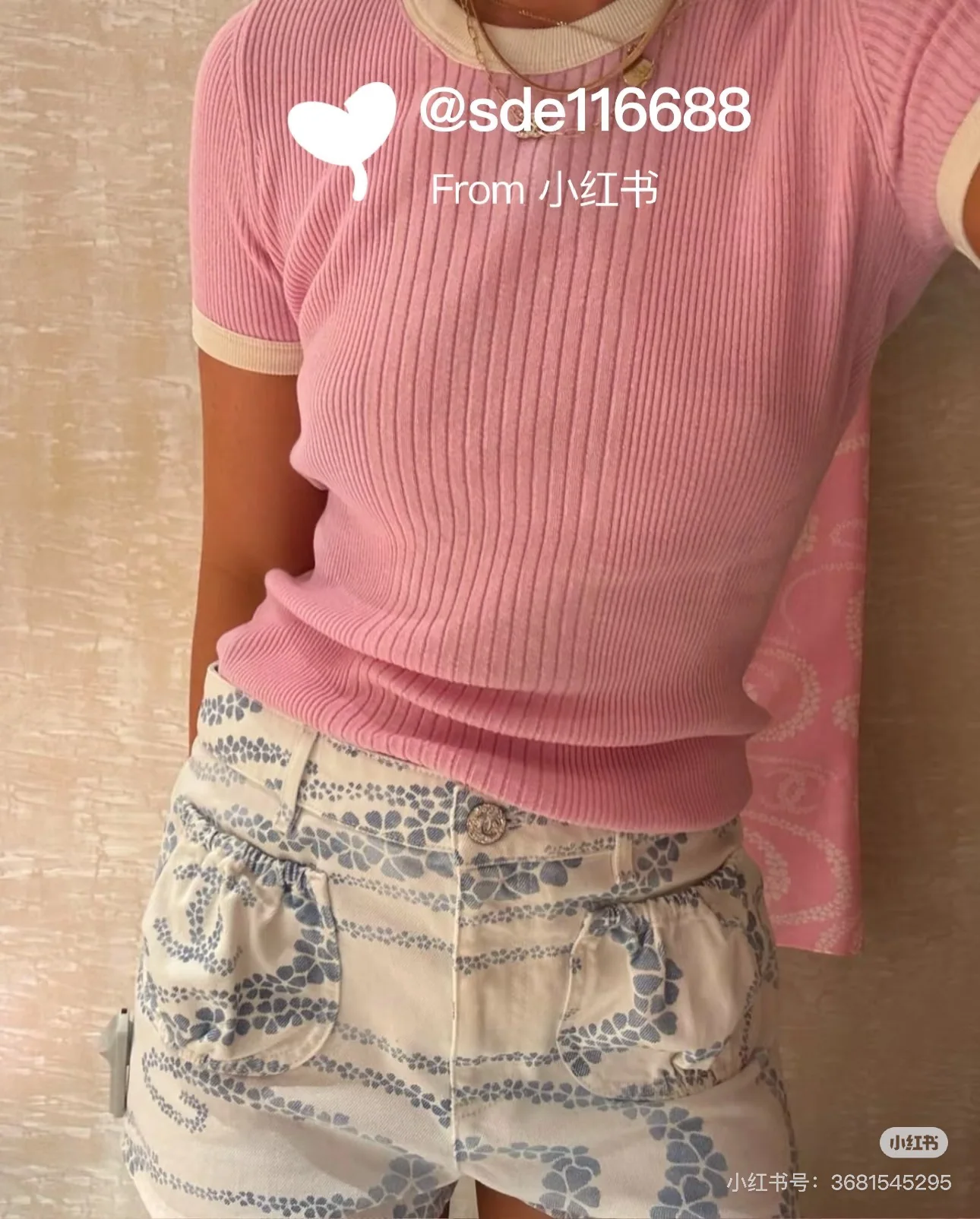 샤넬 코코 비치 데님 여성 바지 25 SS 상세 이미지 4