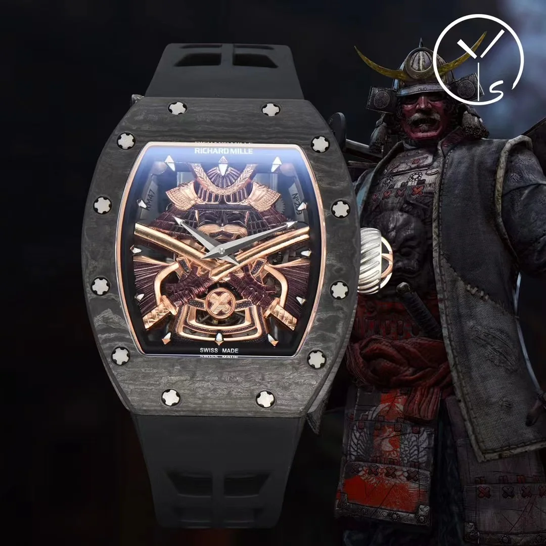 리차드밀 RM 47 블랙 그레이 투르비용 세라믹 남성 시계 레플리카 44996 Richard Mille 상세 이미지 2