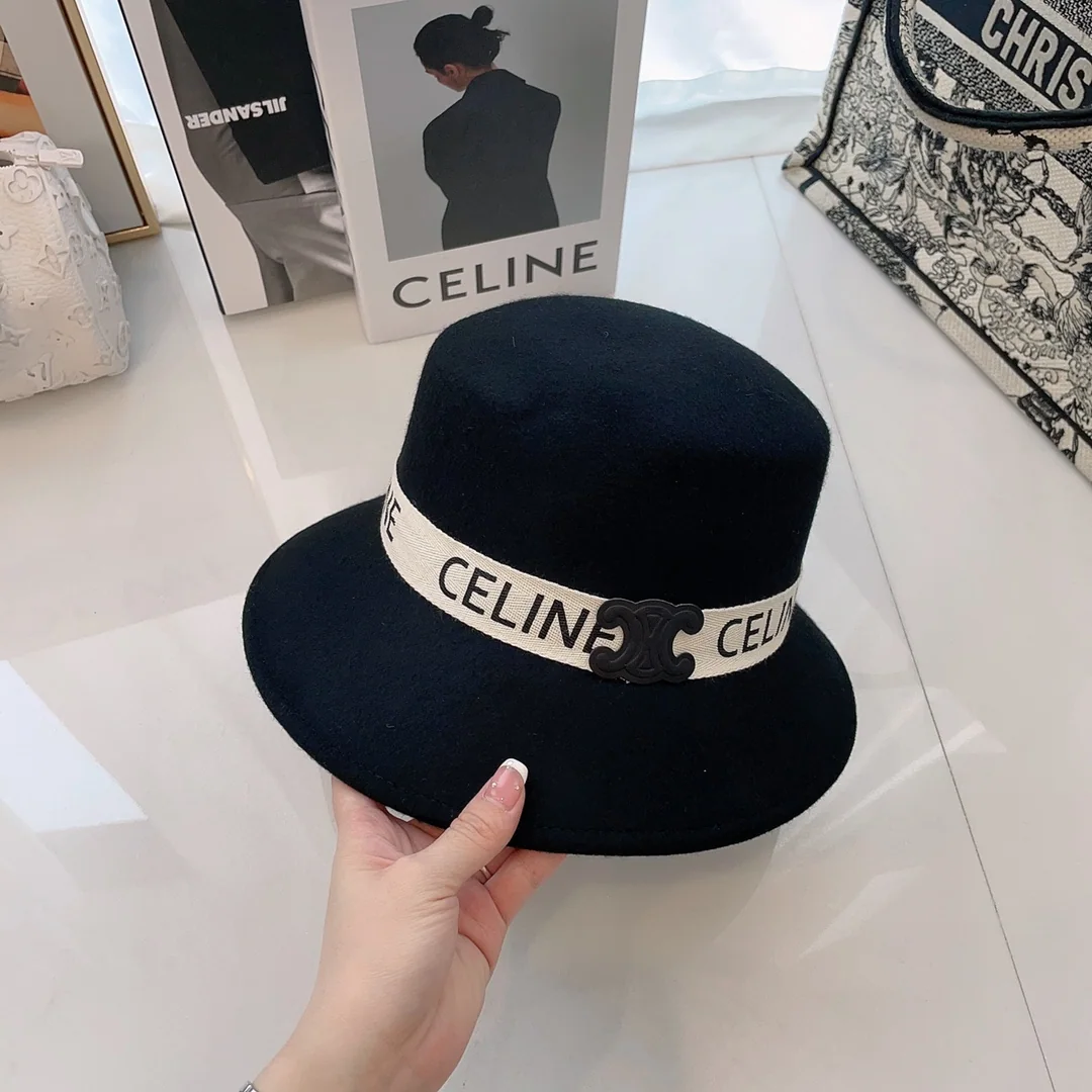 셀린느 울 버킷햇 모자 상세 이미지 2