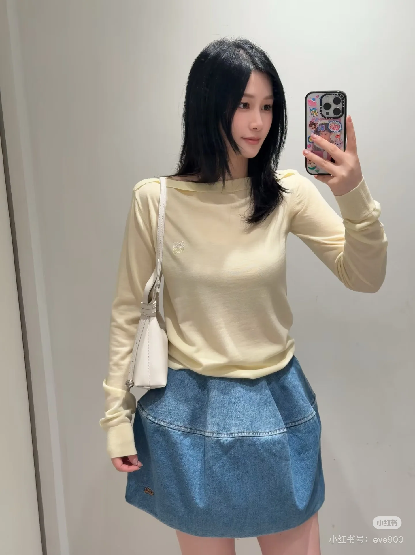 로에베 벌룬 데님 스커트 상세 이미지 8