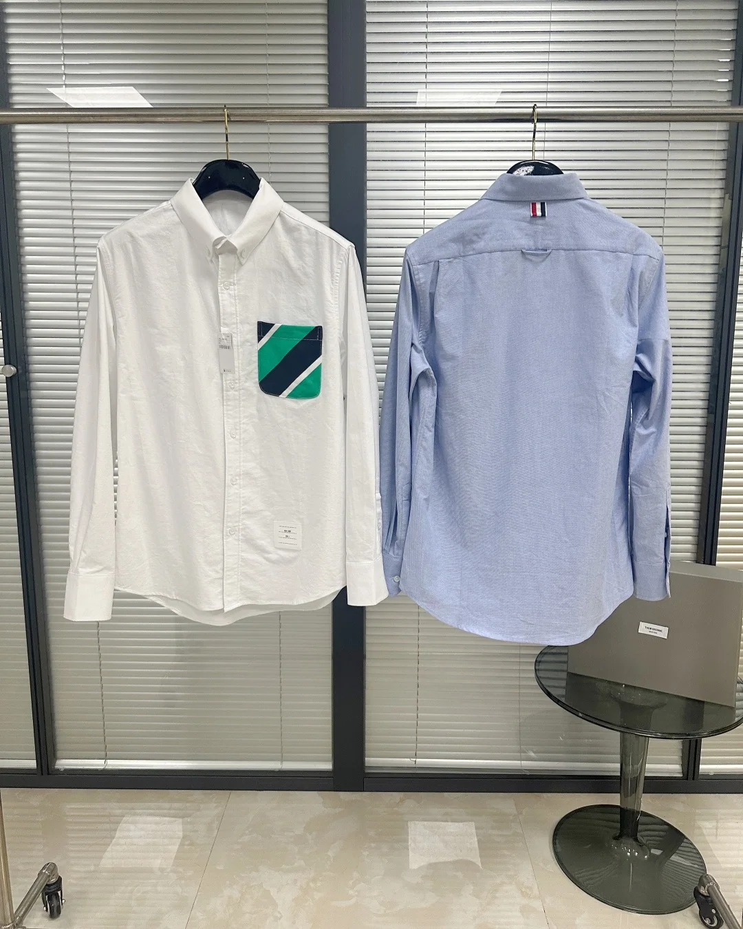 톰브라운 컬러풀 포켓 긴팔 셔츠 상세 이미지 4
