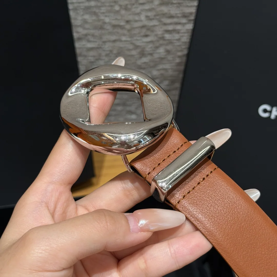 샤넬 가죽 벨트 30mm 상세 이미지 6