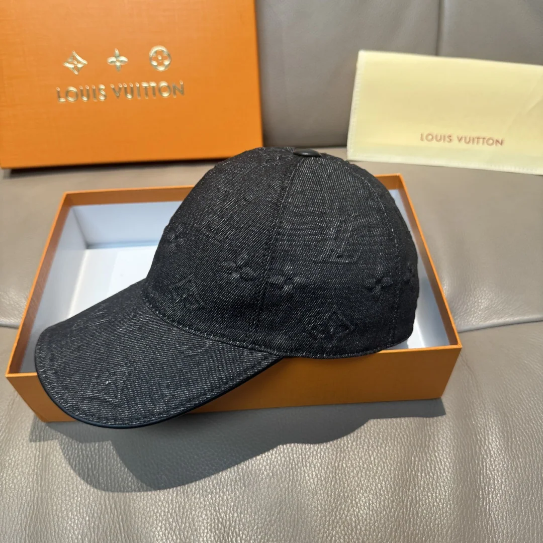 루이비통 엠보싱 로고 데님 야구모자 상세 이미지 3