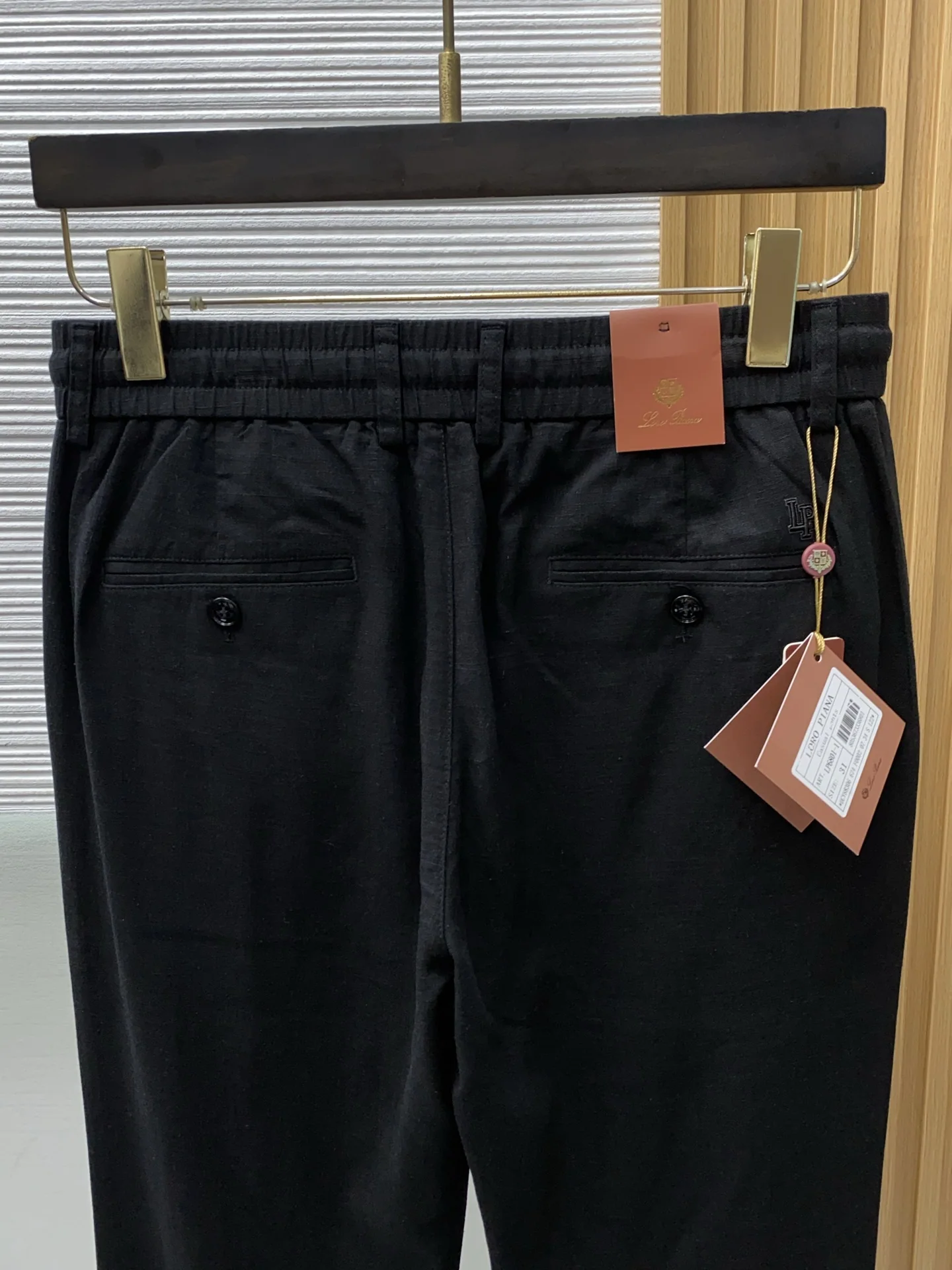 로로피아나 린넨 코튼 혼방 남성 바지 2026 SS 상세 이미지 7