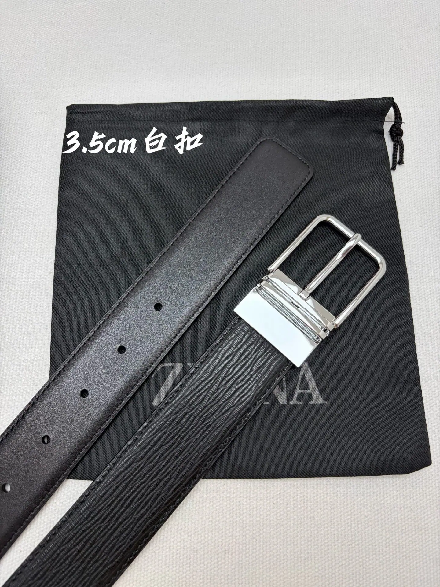 제냐 카프스킨 가죽 남성용 벨트 상세 이미지 2