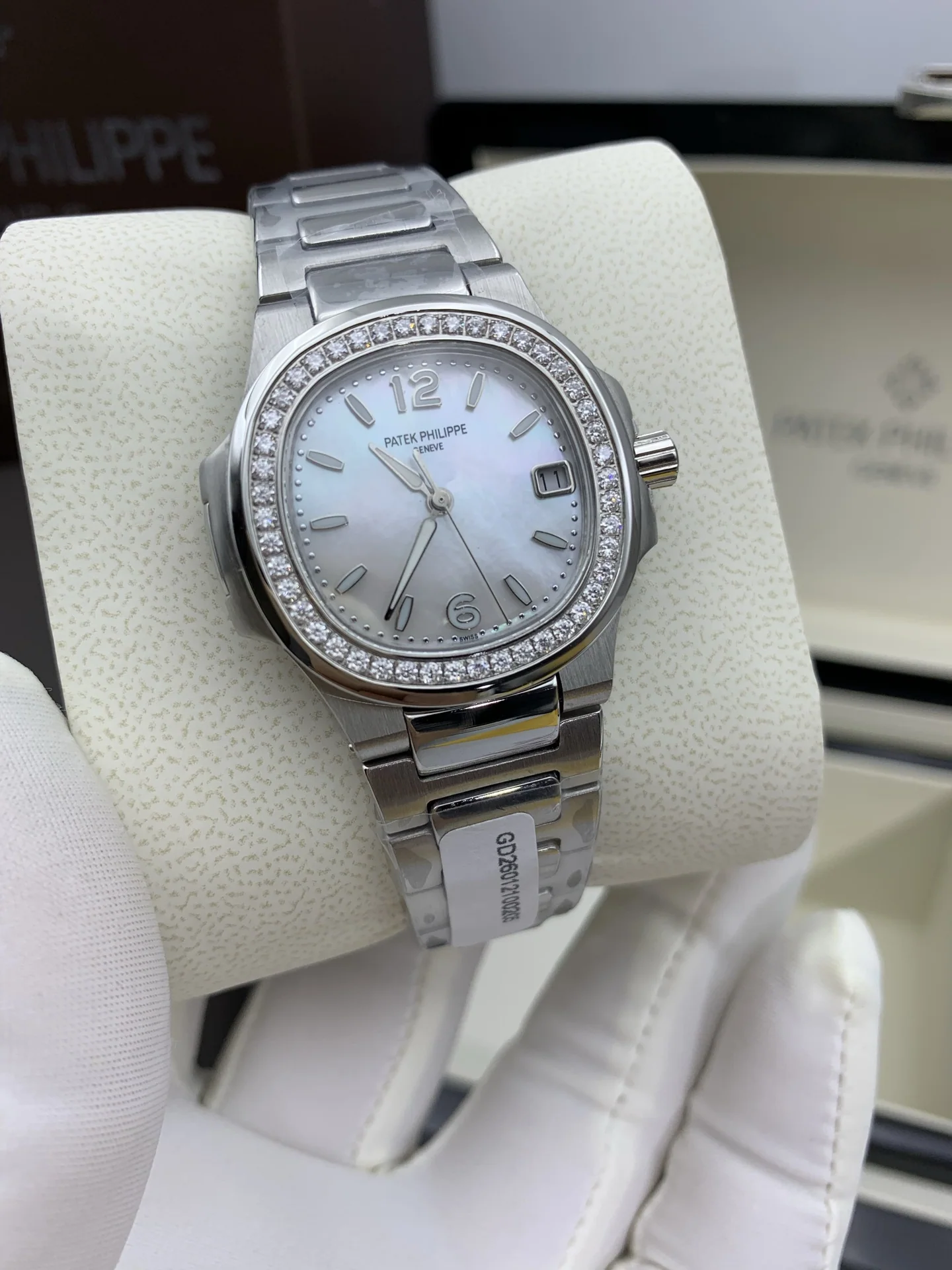 파텍필립 노틸러스 다이아 스틸 여성용 레플리카 44190 Patek Philippe 상세 이미지 2