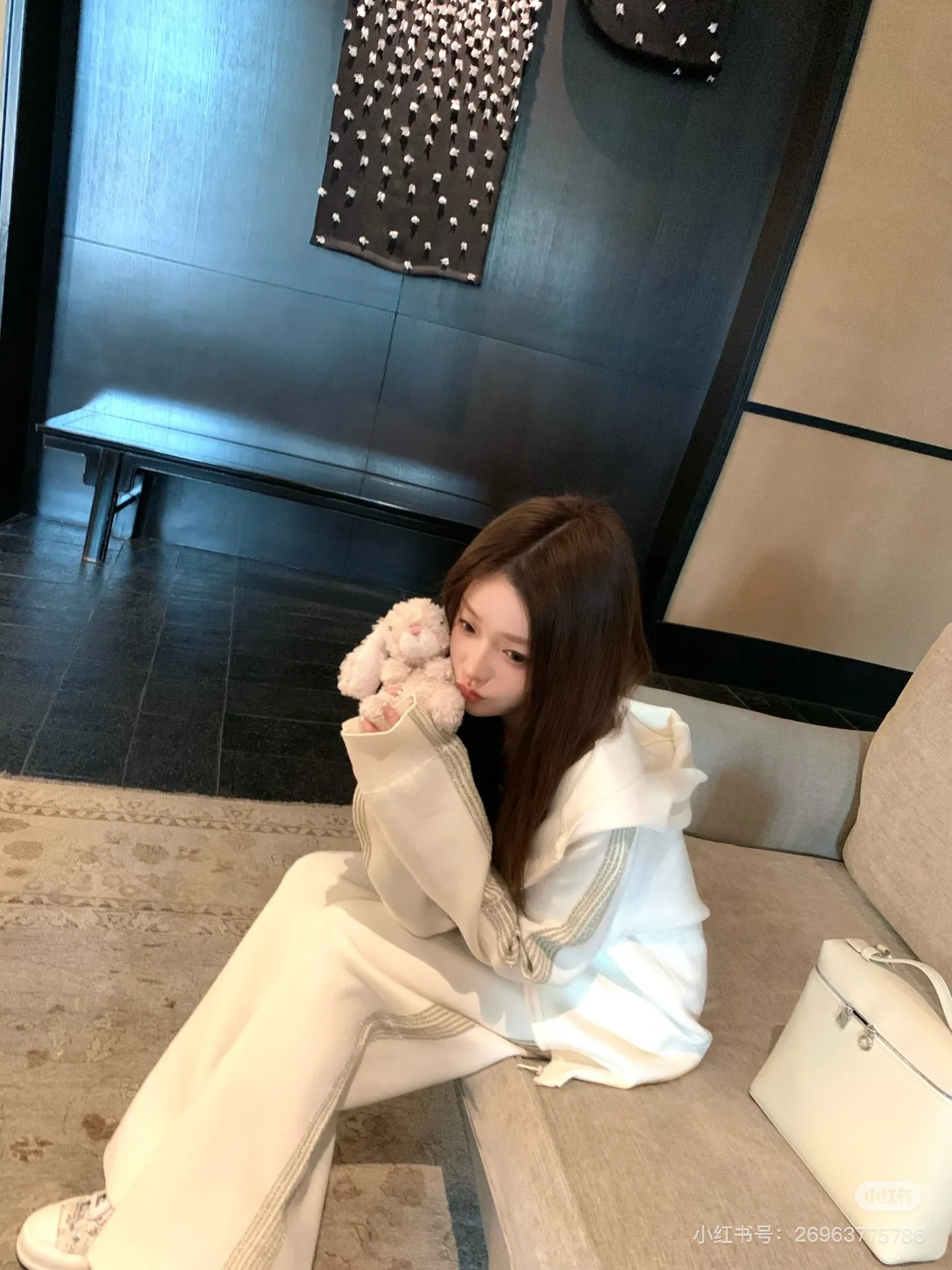 디올 여성 3D 테일러드 핏 바지 상세 이미지 5