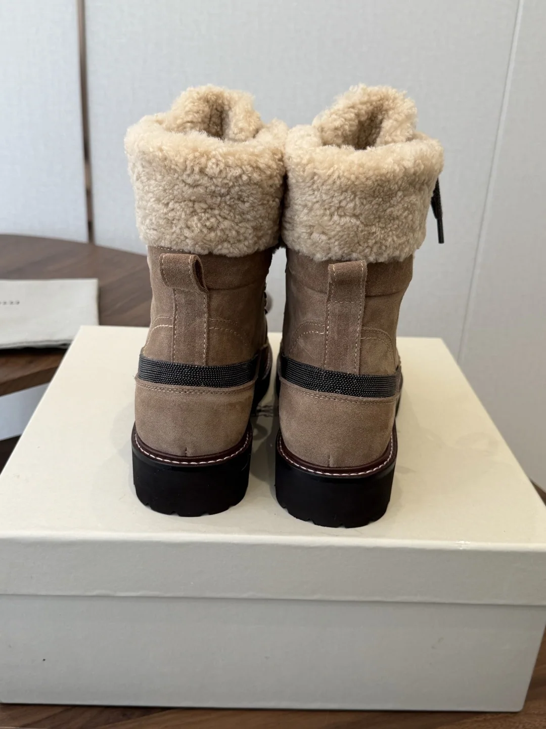 브루넬로쿠치넬리 울 앵클 부츠 상세 이미지 8