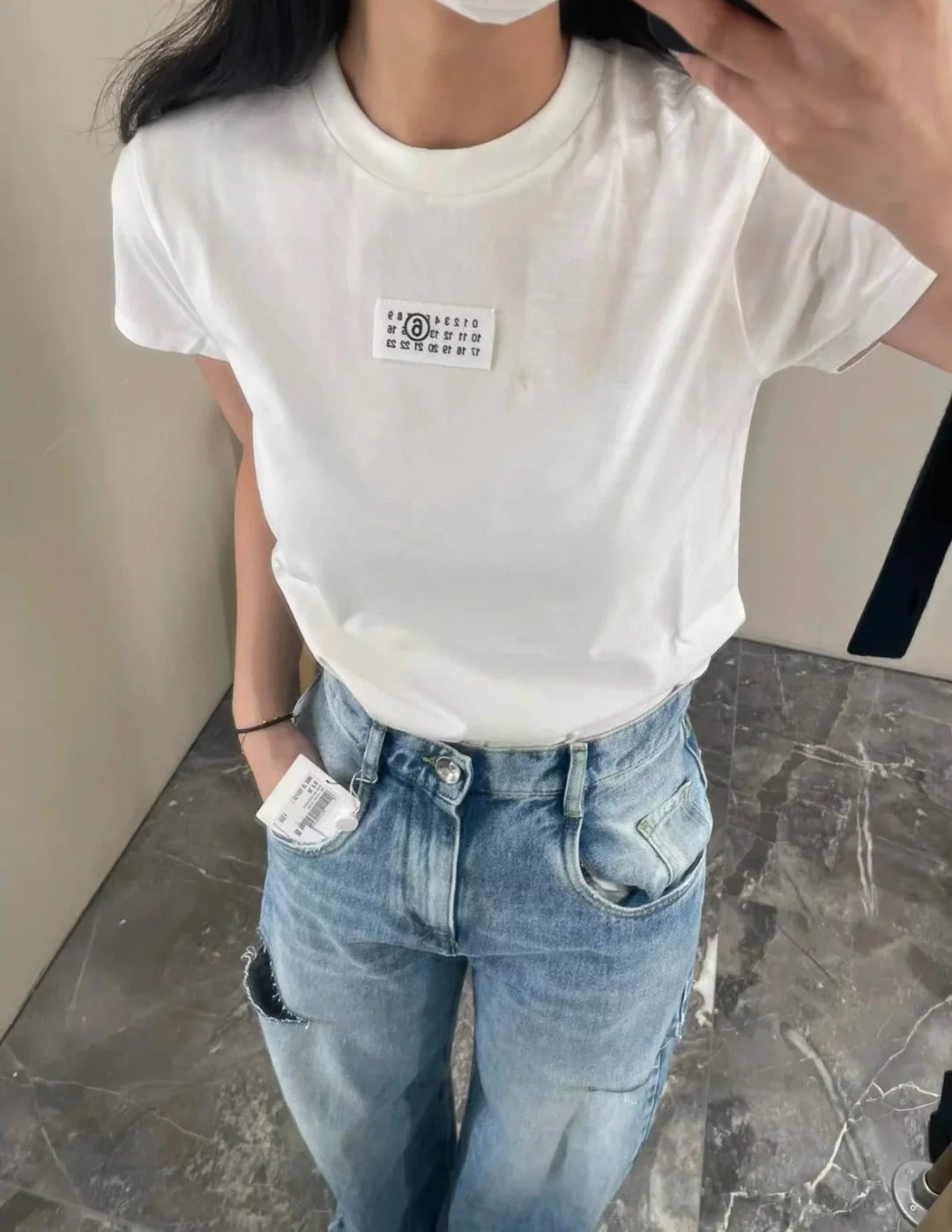 마르지엘라 코튼 오버핏 반팔 티셔츠 남녀공용 상세 이미지 25