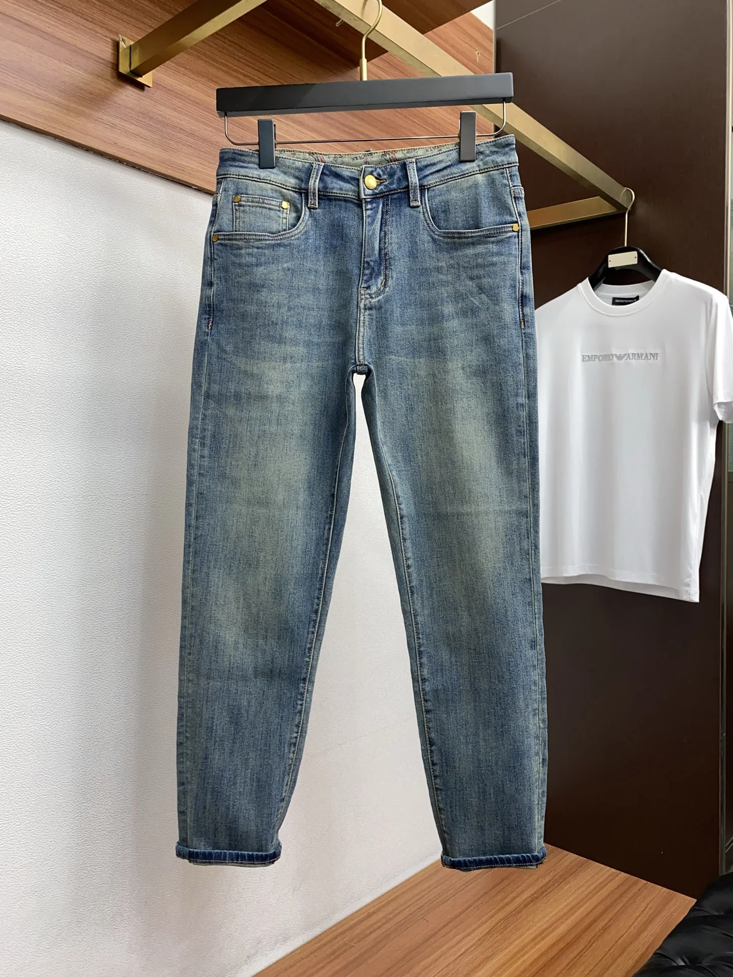버버리 커스텀 데님 청바지 상세 이미지 2