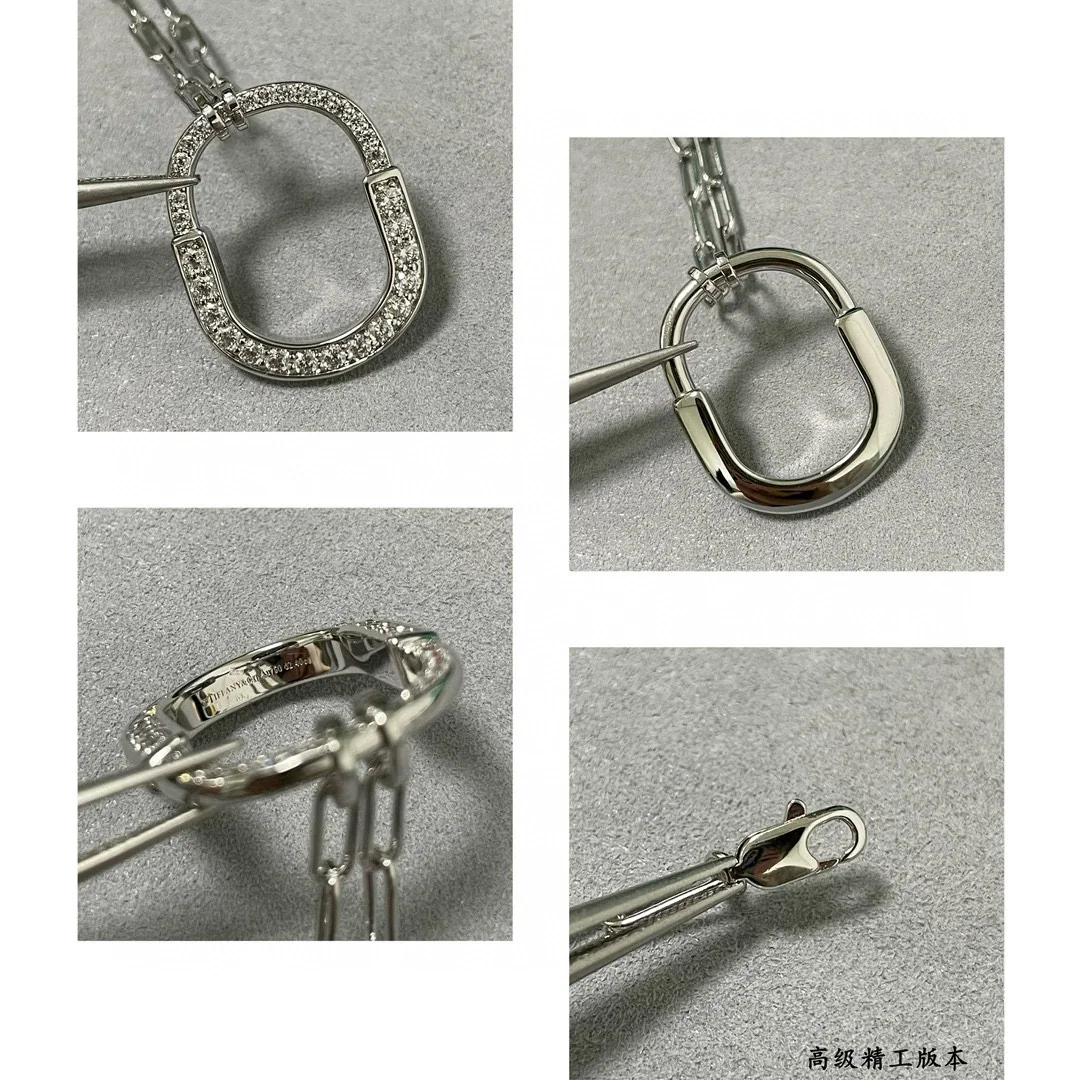 티파니 락 다이아몬드 잠금장치 목걸이 상세 이미지 8