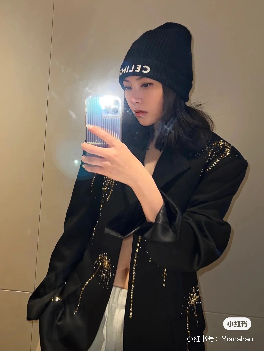 셀린느 니트 모자 상세 이미지 1