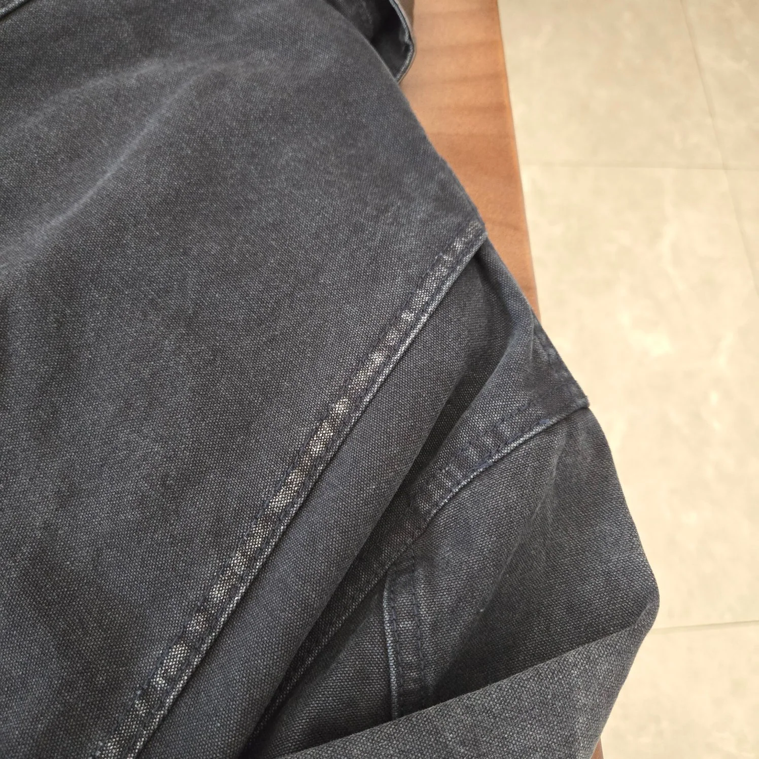 프라다 데님 파카 남성 자켓 상세 이미지 8