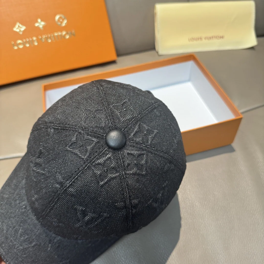 루이비통 엠보싱 로고 데님 야구모자 상세 이미지 6