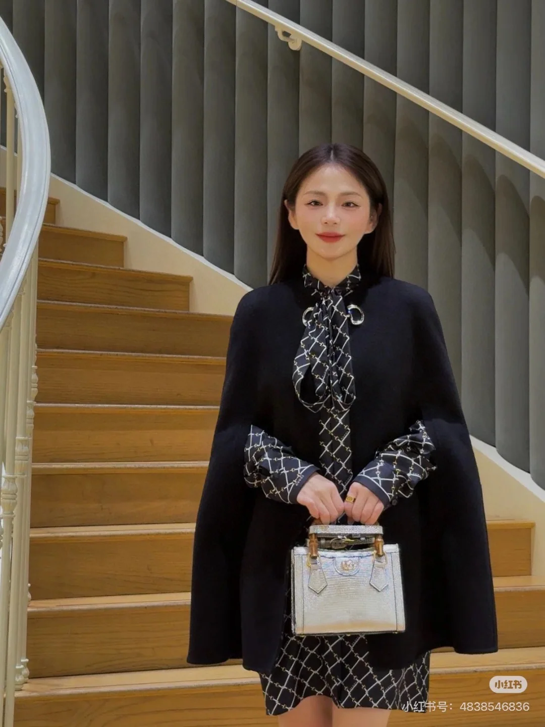 구찌 리본 미들 길이 셔츠 상세 이미지 2