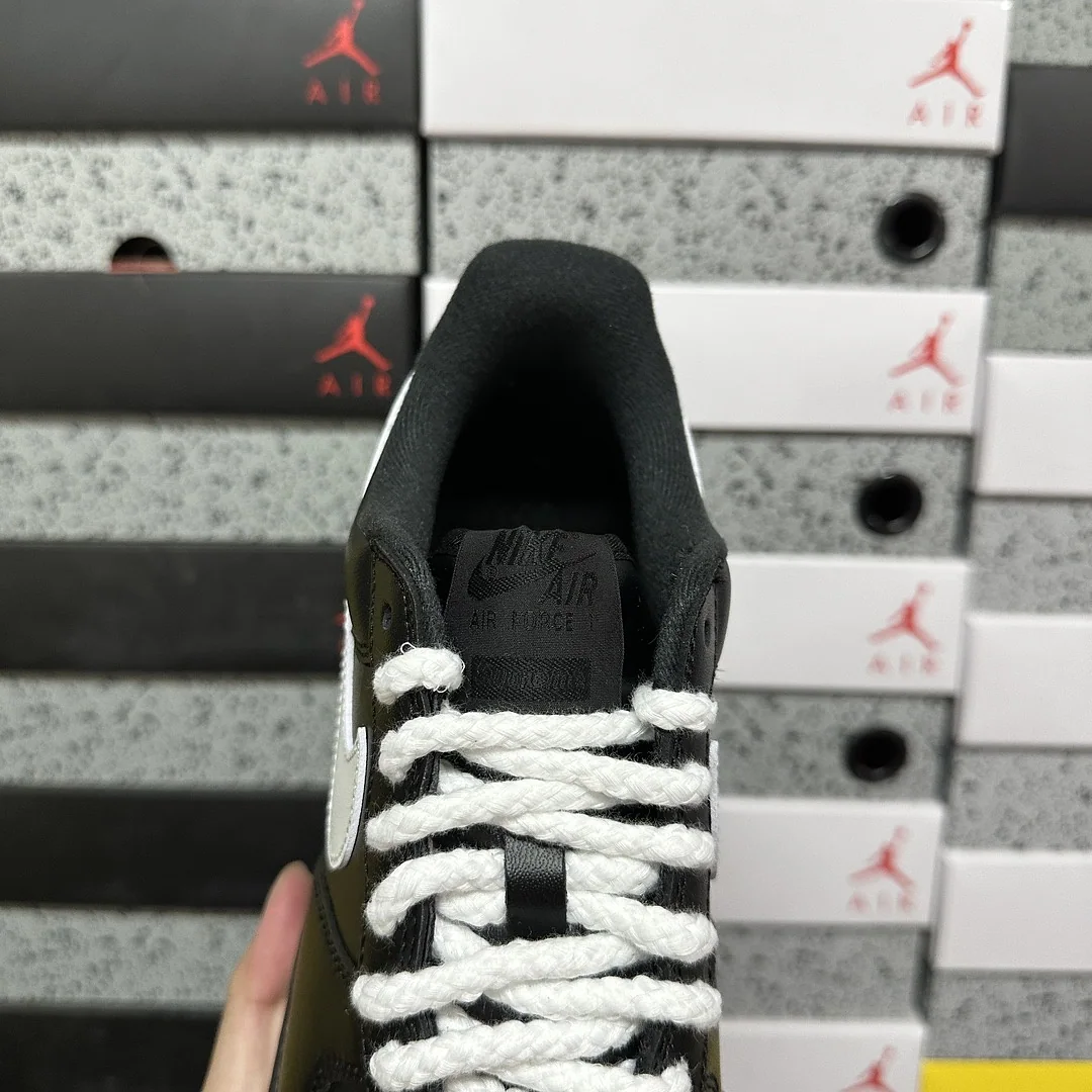 나이키 [G] 에어 포스 1 로우 화이트 블랙 CU9225-001 201760 Nike Air Force 1 Low Supreme Sup 상세 이미지 3