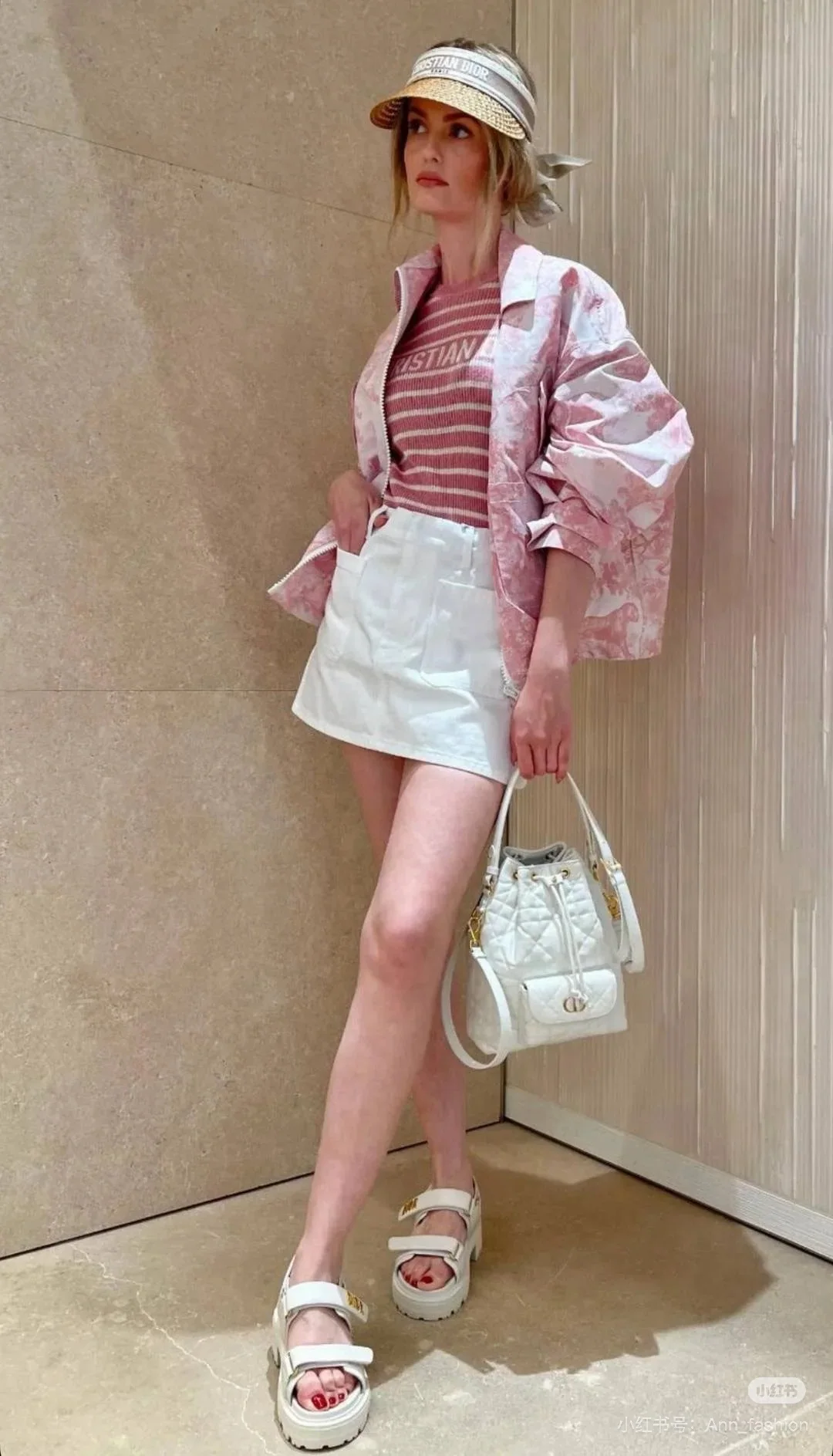 디올 자카드 윈드브레이커 자켓 상세 이미지 5