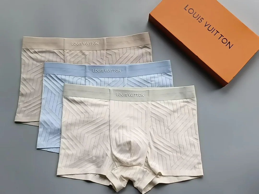 루이비통 남성 면 100% 심리스 속옷 세트 상세 이미지 5
