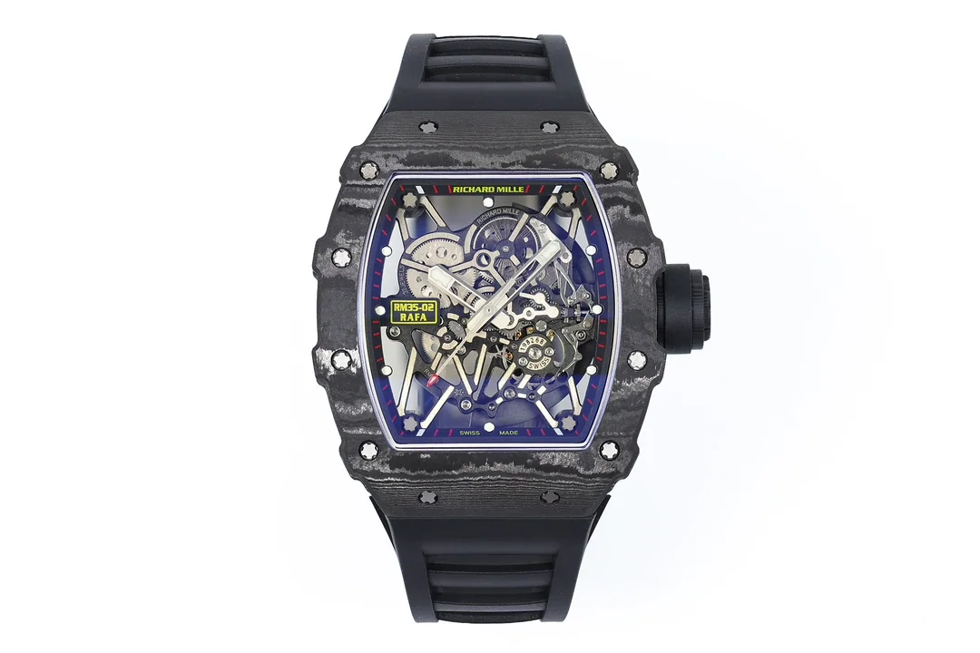 리차드밀 화이트 TPT 카본 남성 시계 레플리카 44910 Richard Mille