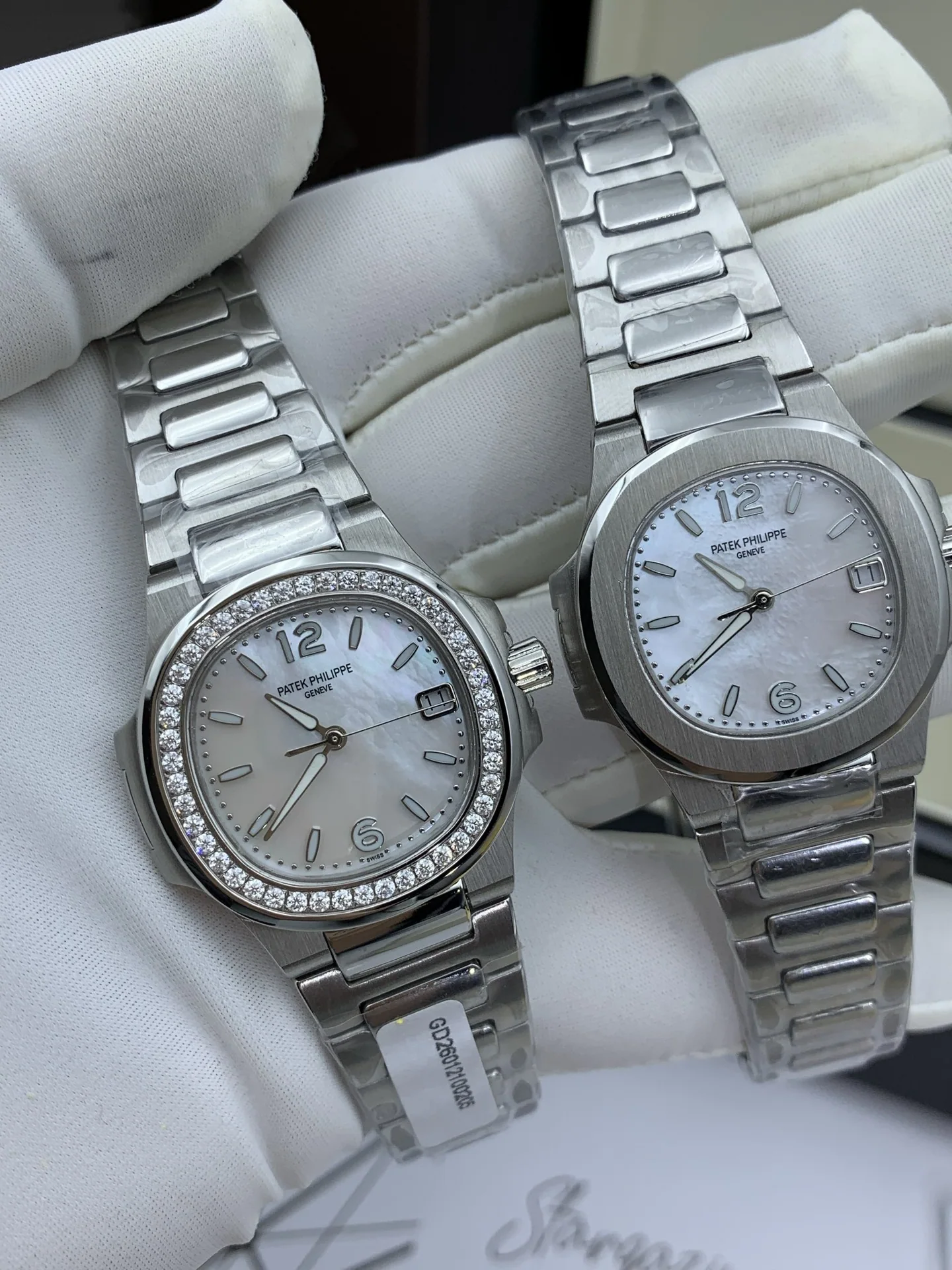 파텍필립 노틸러스 다이아 스틸 여성용 레플리카 44190 Patek Philippe