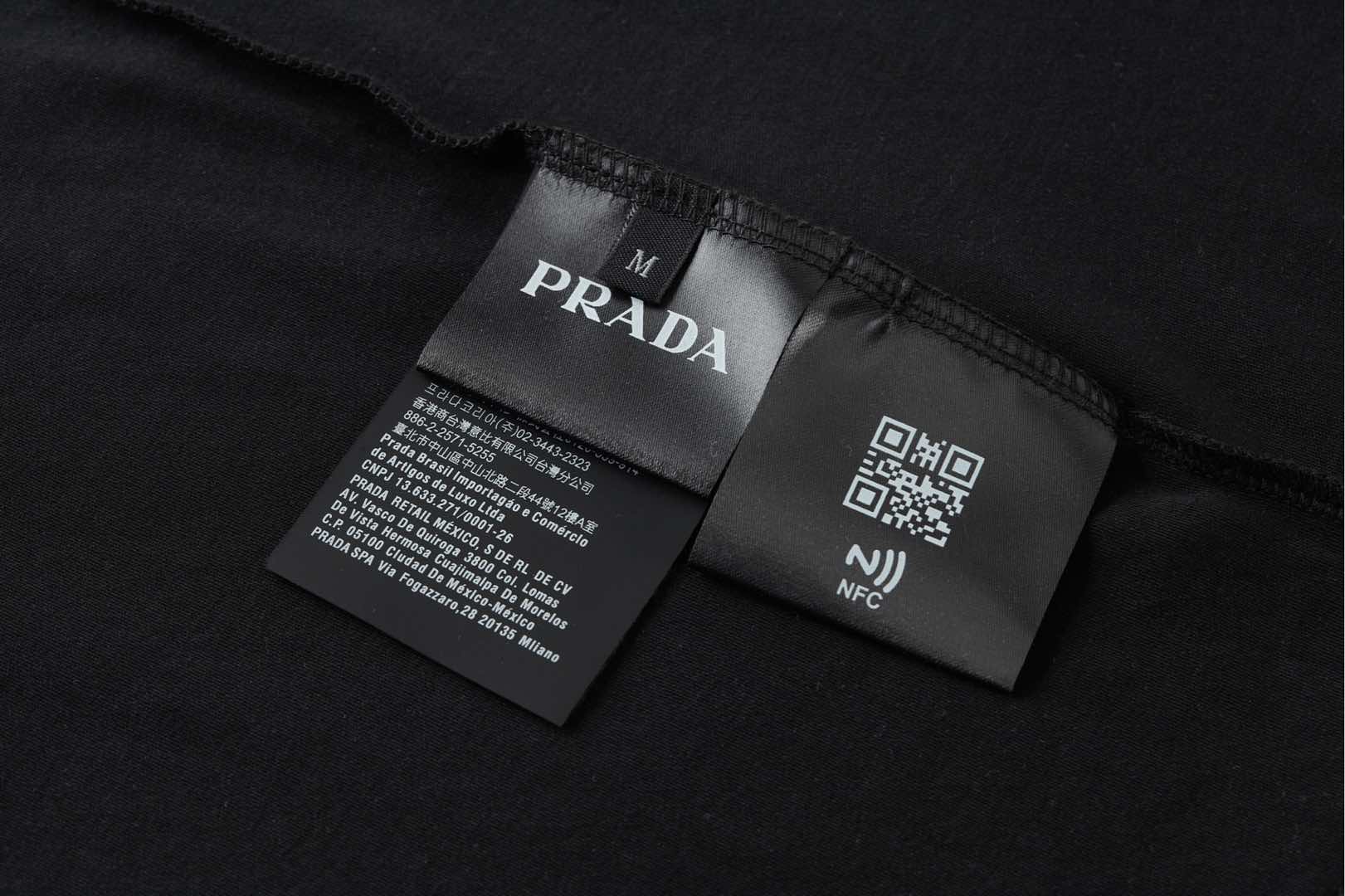 프라다 테크니컬 코튼 남성 반팔 폴로셔츠 상세 이미지 7