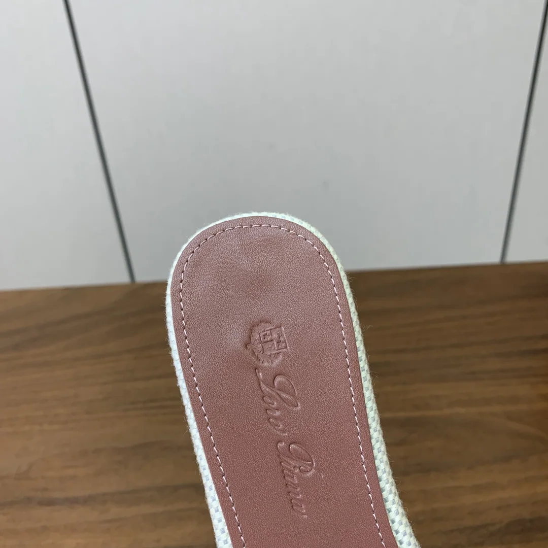 로로피아나 컬러 블록 플랫 샌들 상세 이미지 7