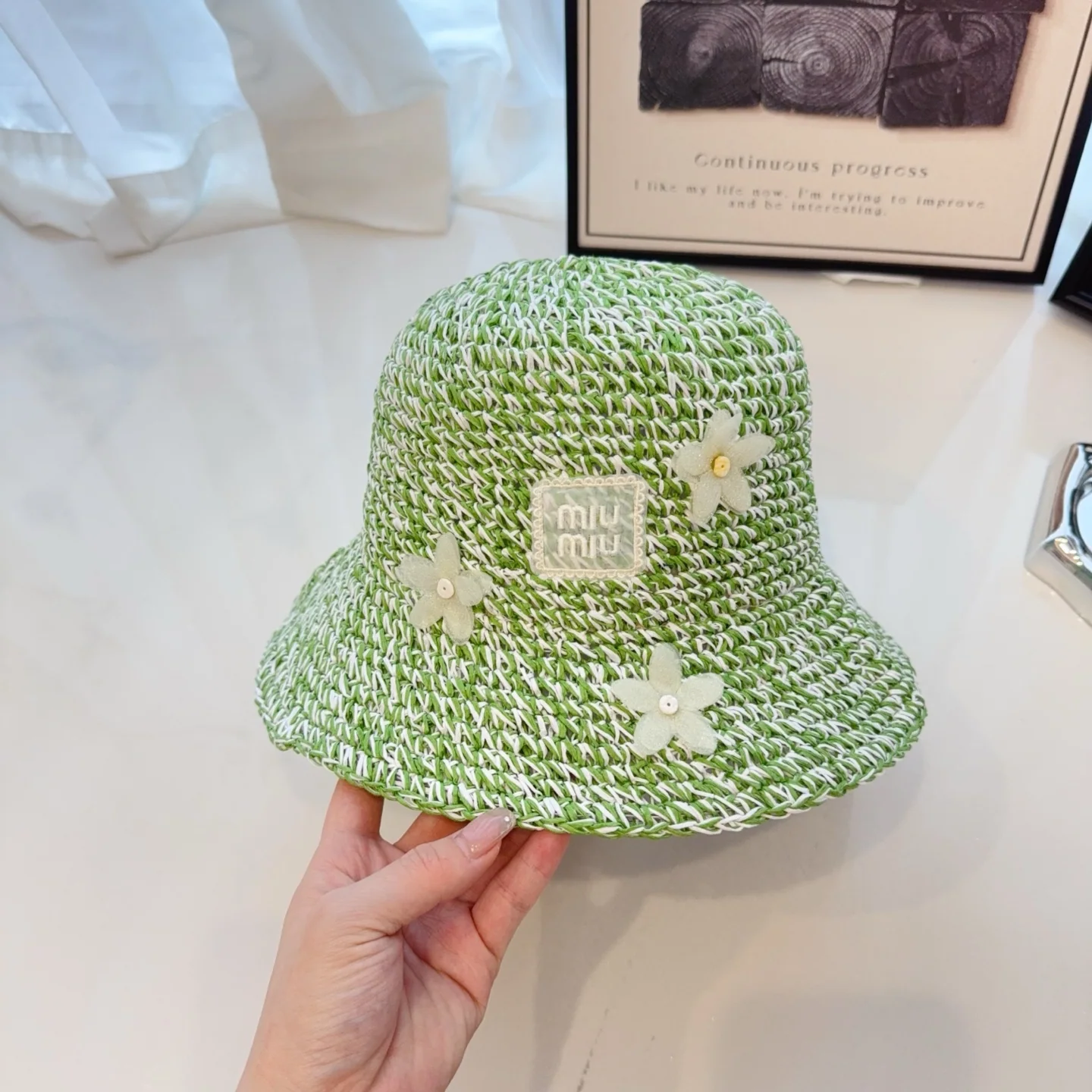 미우미우 모자 80948 Miu Miu Cap 상세 이미지 2