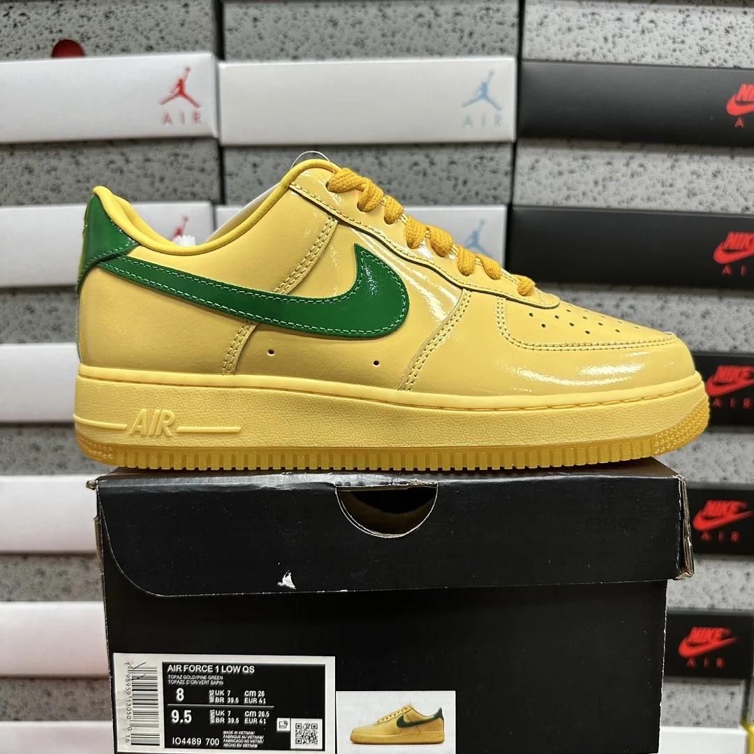 나이키 [YH] 에어 포스 1 로우 IO4489-700 201684 Nike Air Force 1 Low Patent Leather Topaz