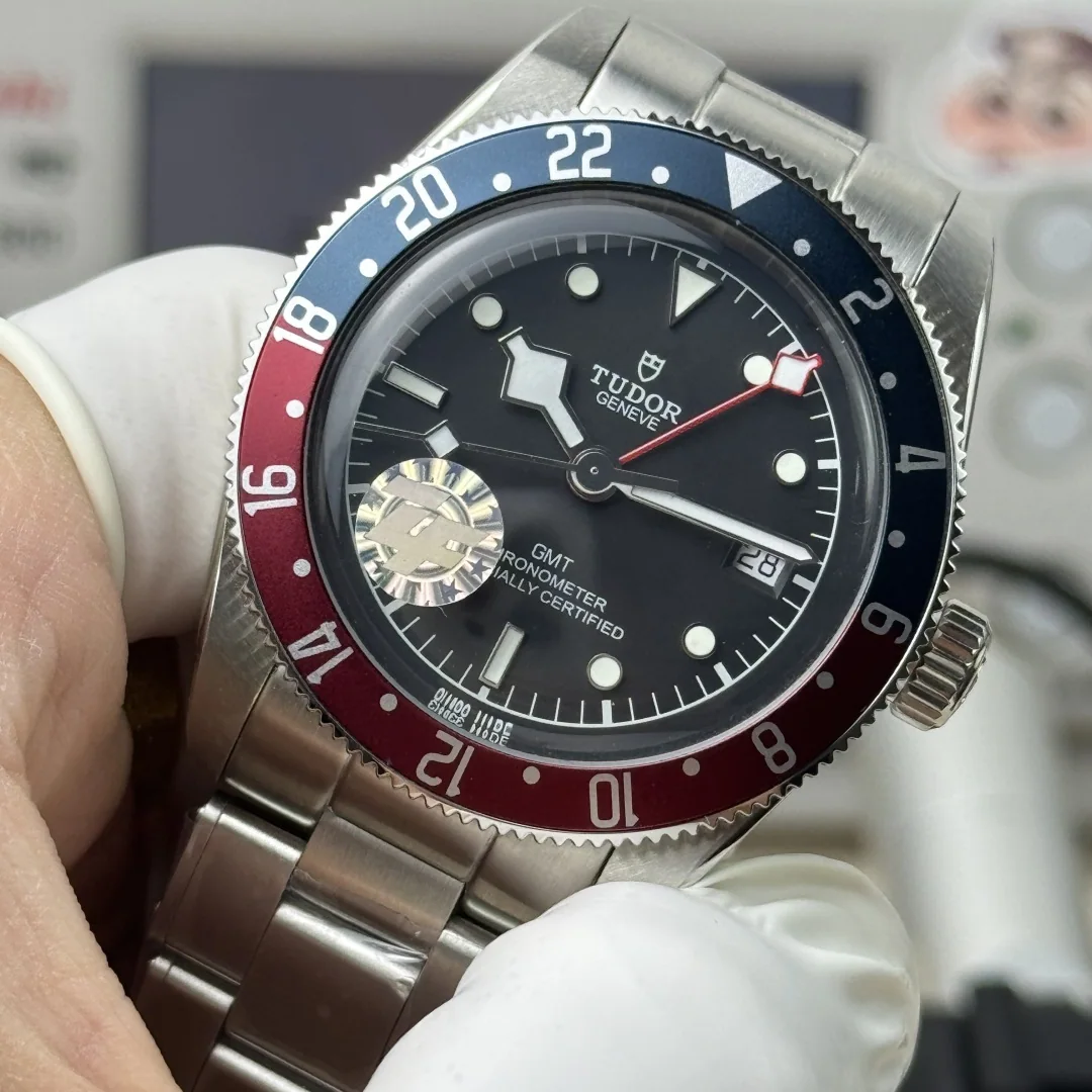튜더 블랙베이 GMT 코크 베젤 ZF 공장 2836 오토매틱 남성 시계 레플리카 45601 Tudor 상세 이미지 3