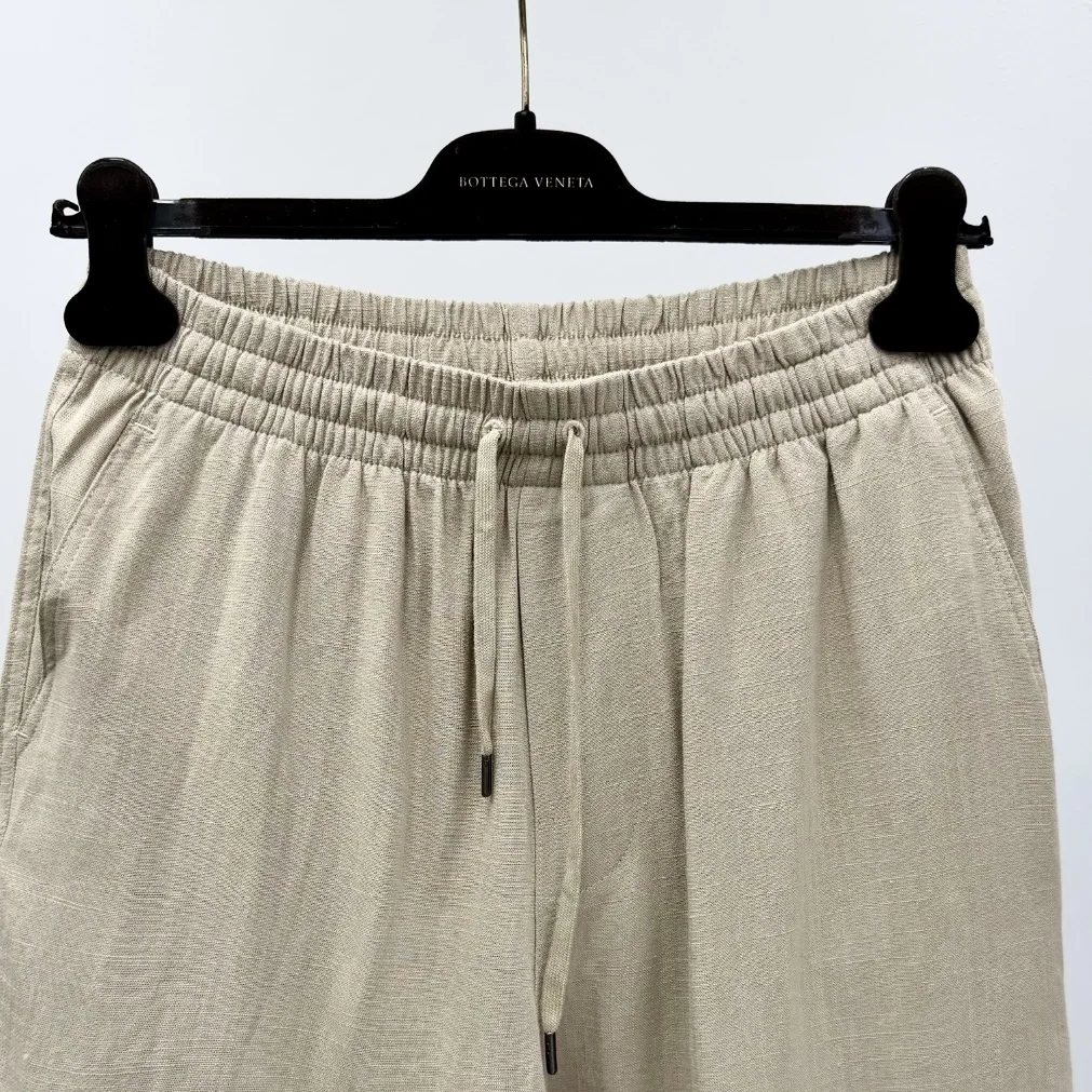 폴로 린넨 자수 포니 남성 반바지 상세 이미지 3