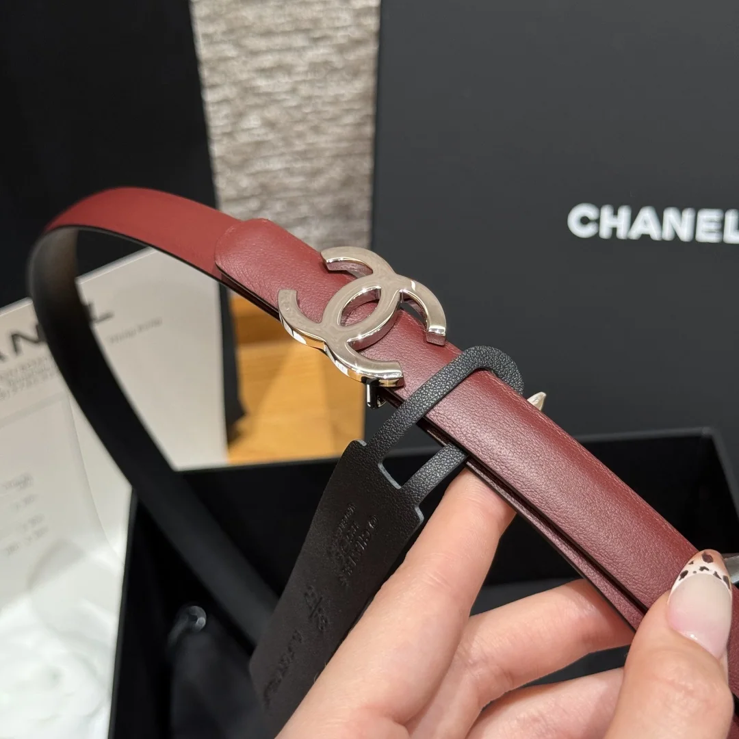 샤넬 클래식 양면 가죽 벨트 상세 이미지 5