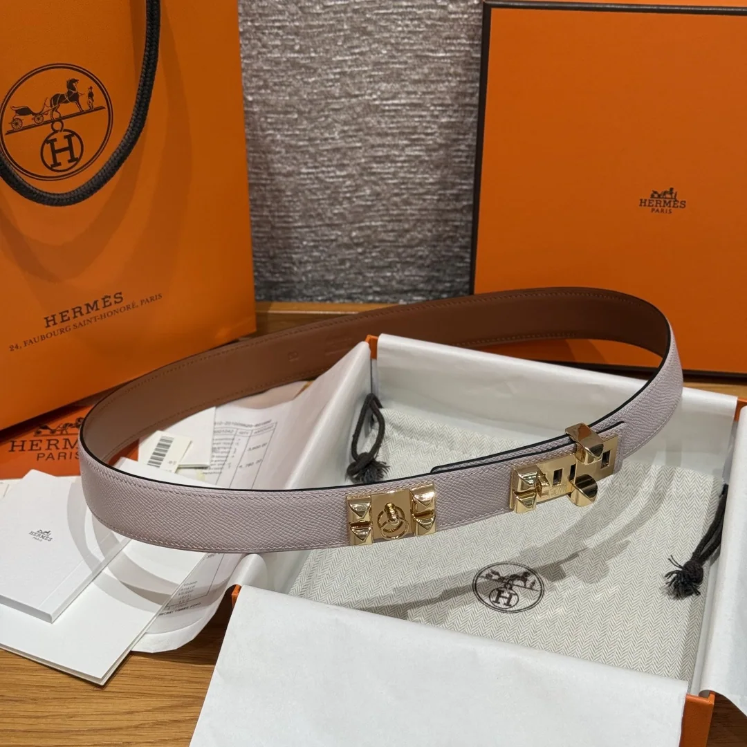 에르메스 코리에르 드 시앙 32mm 벨트 상세 이미지 4