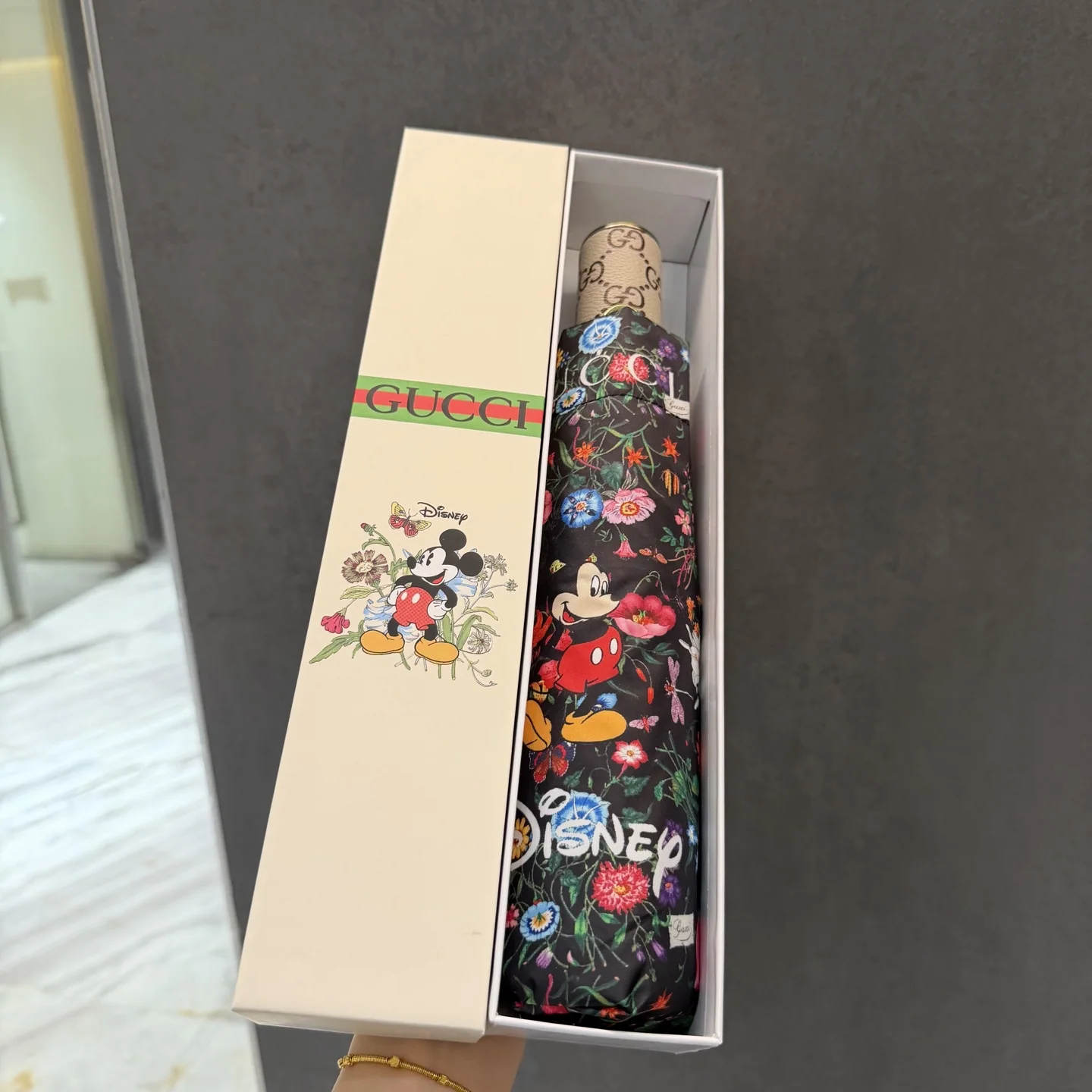 구찌 3 단 접이식 양산 우산 상세 이미지 1