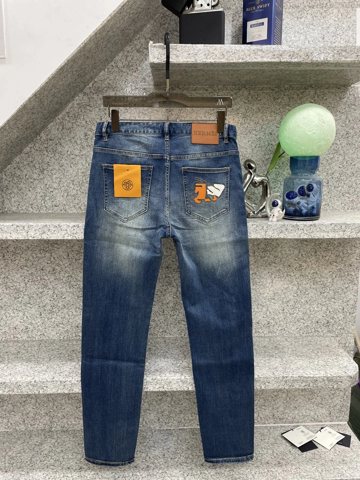 에르메스 스트레치 슬림핏 남성 바지 상세 이미지 3