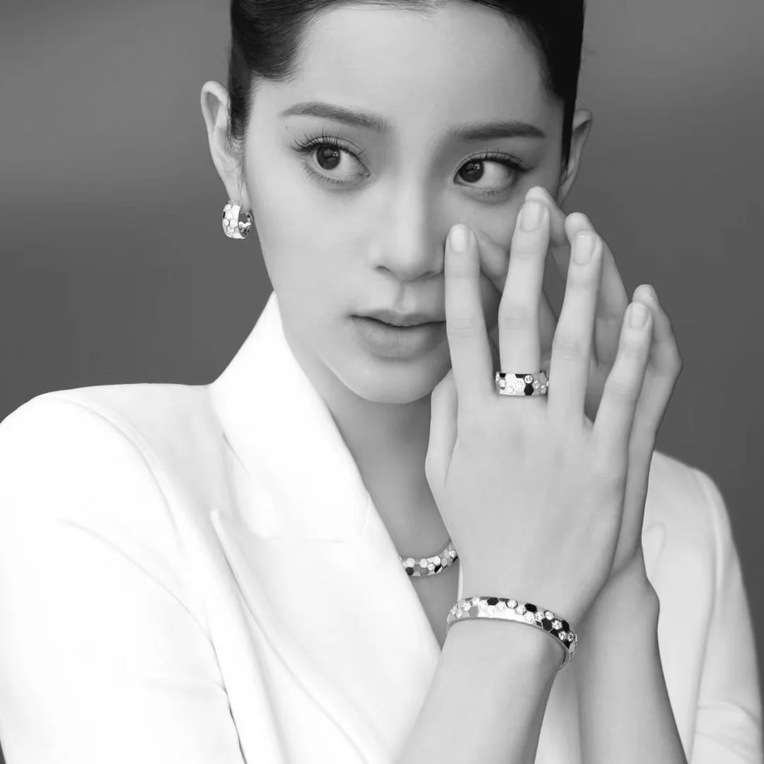 쇼메 허니컴 다이아몬드 와이드 반지 상세 이미지 6