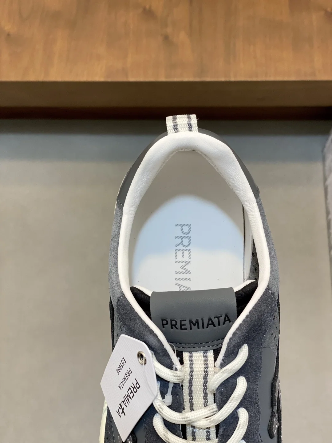 프리미아타 나파 카프스킨 메시 패브릭 스니커즈 상세 이미지 7