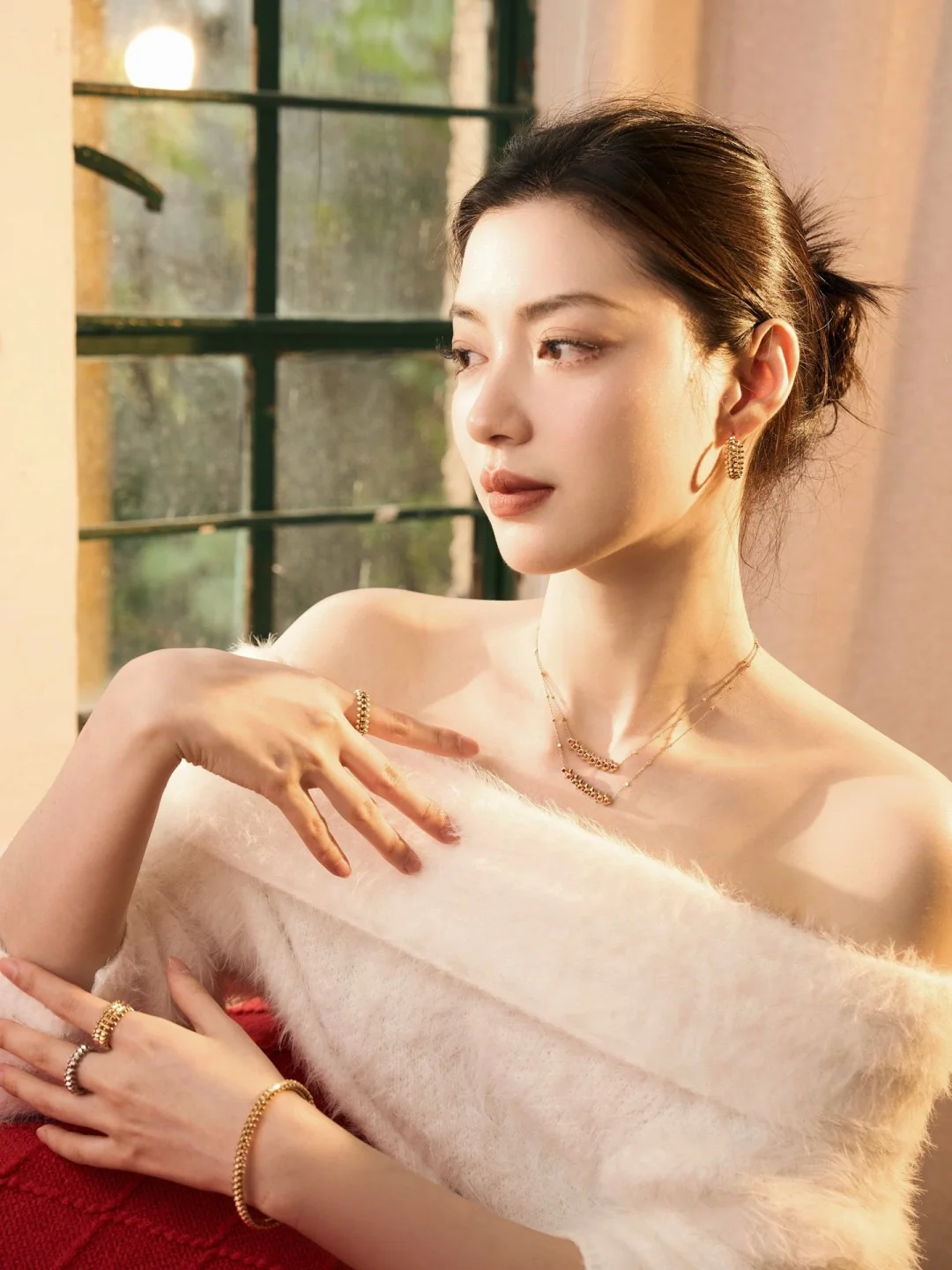 까르띠에 크래쉬 드 다이아몬드 장식 목걸이 상세 이미지 3