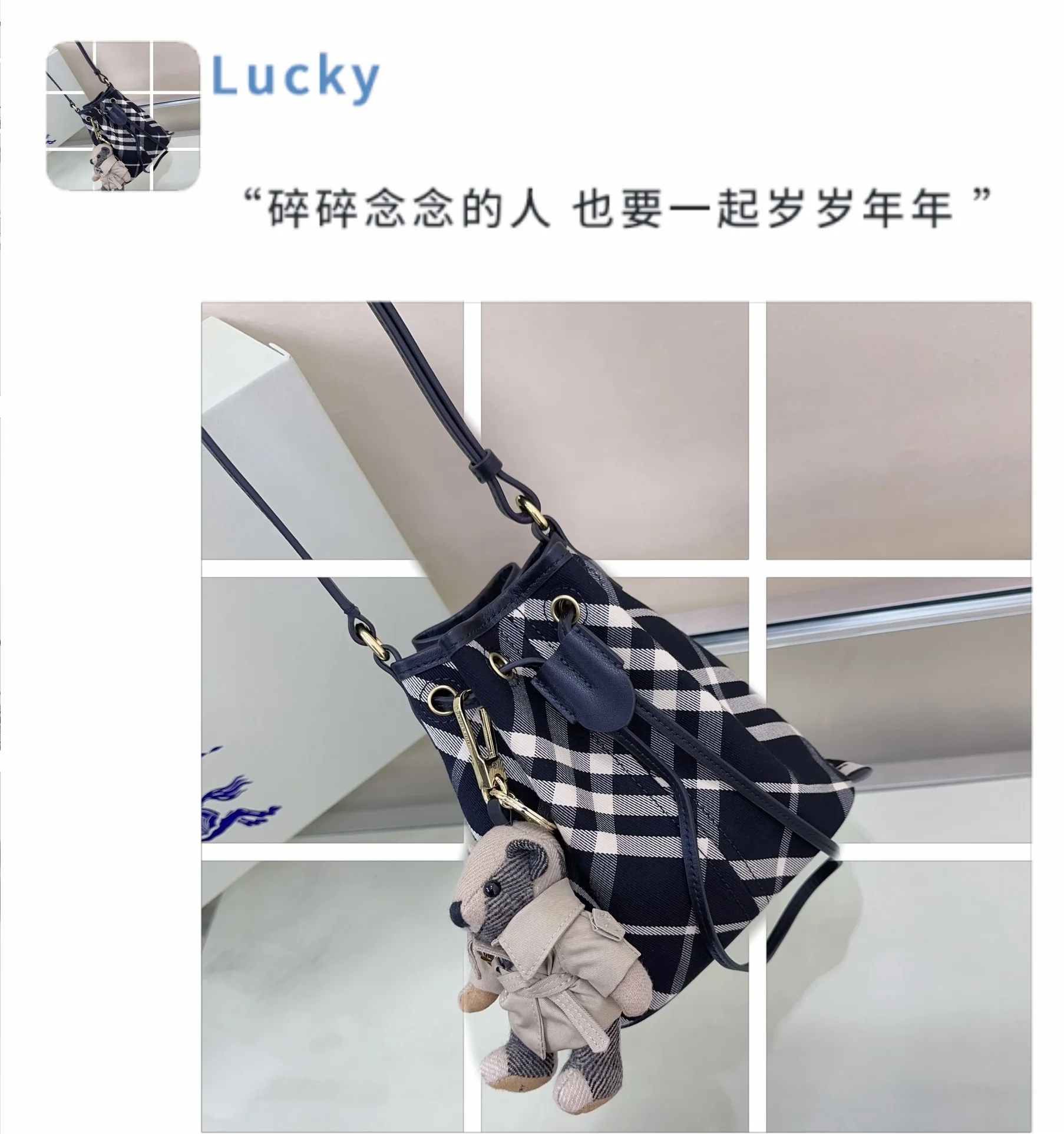 버버리 미니 버킷백 상세 이미지 8