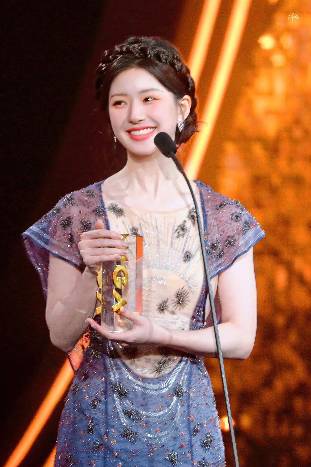 불가리 부채꼴 모자이크 장식 귀걸이 상세 이미지 4