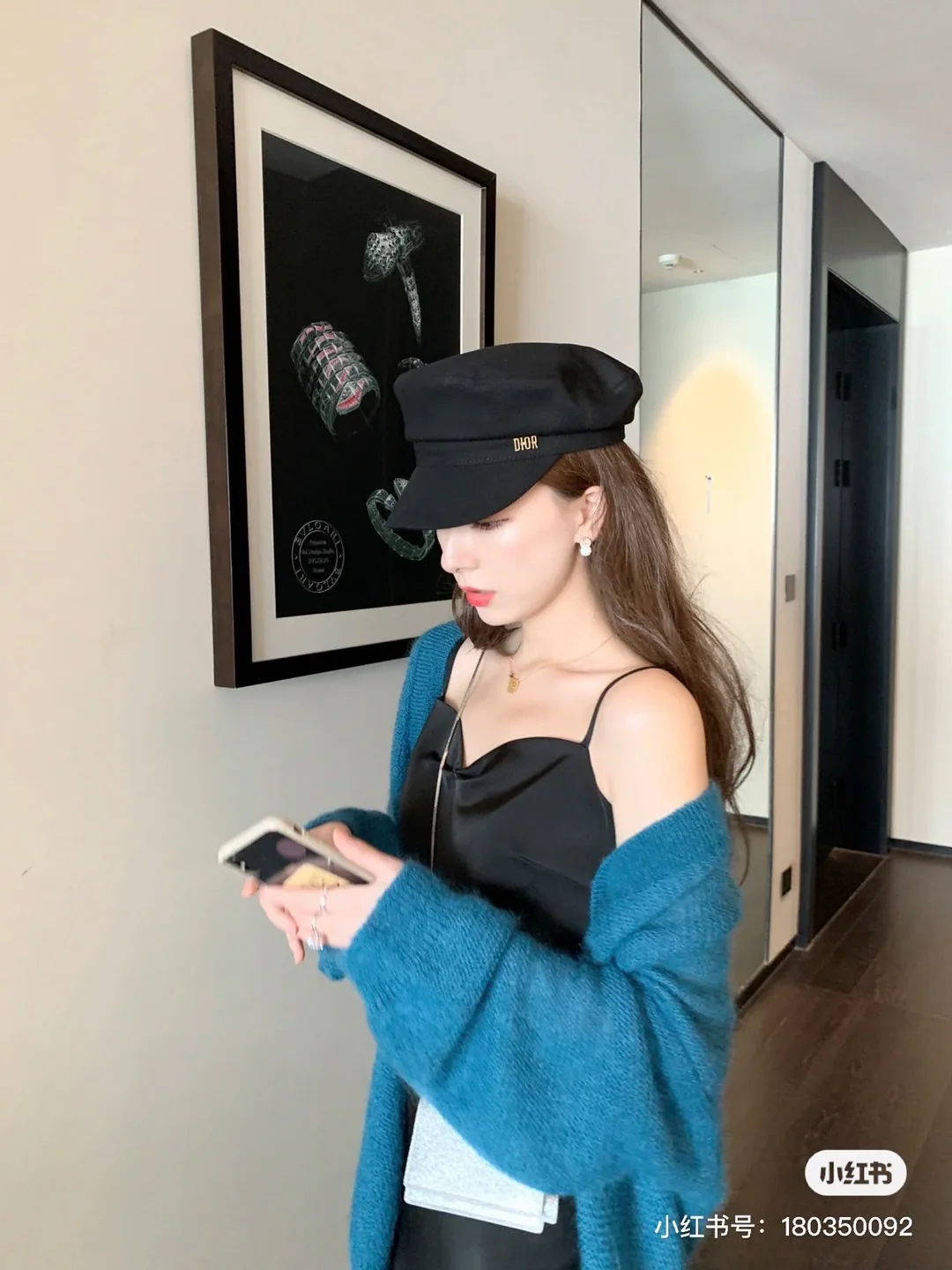 디올 밀리터리 캡 상세 이미지 5