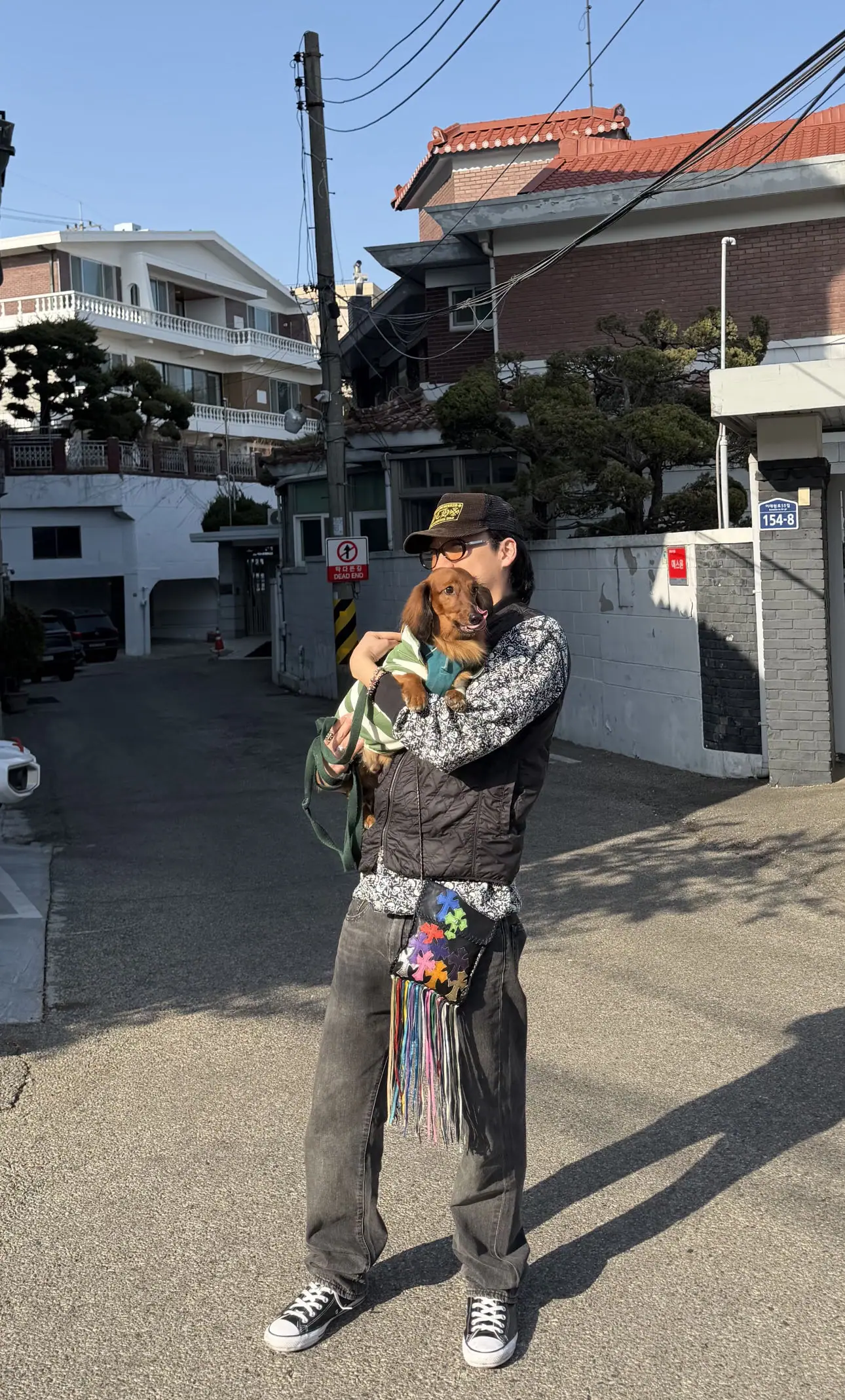 크롬하츠 가죽 태슬 가방 상세 이미지 11
