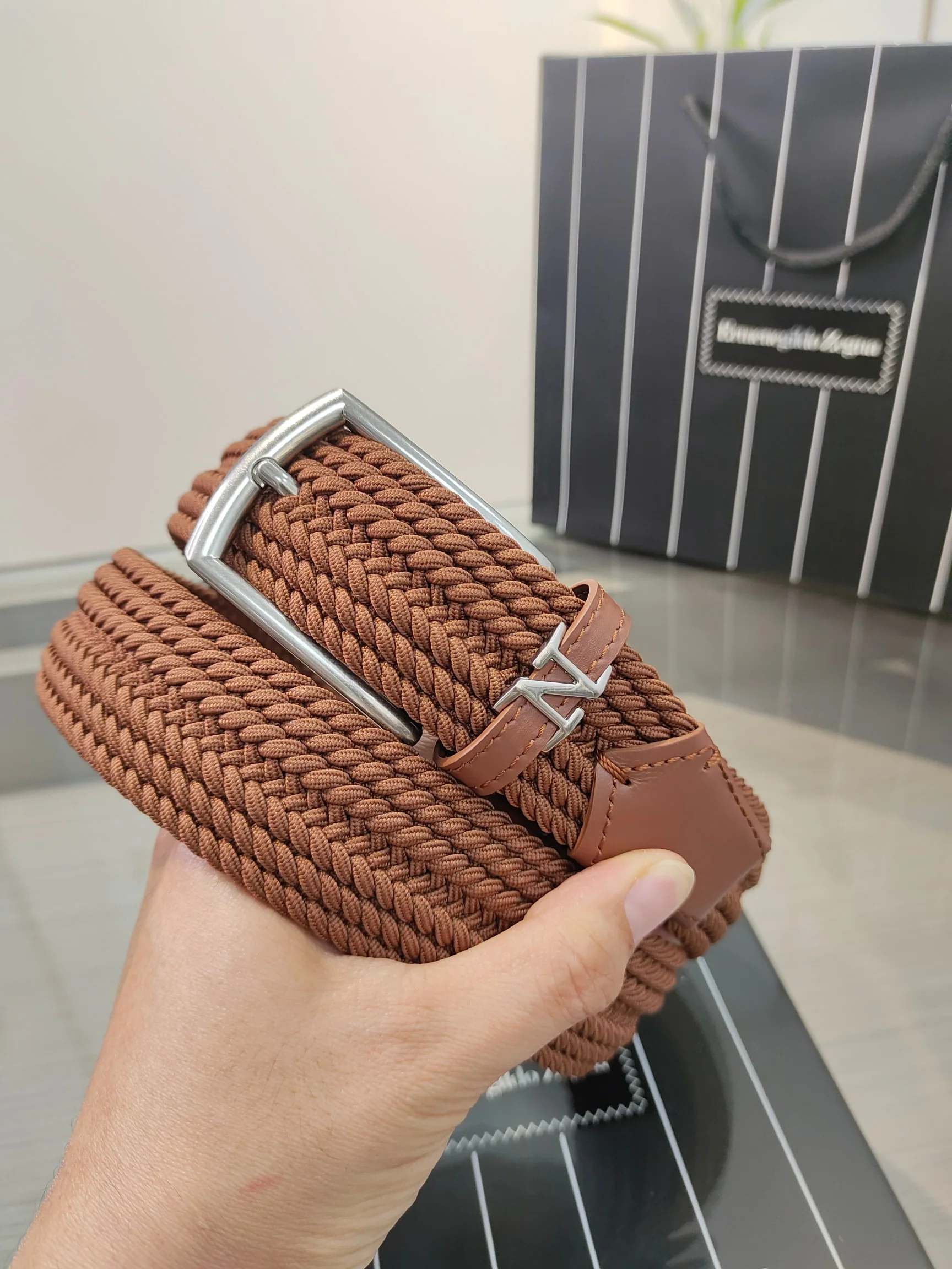 제냐 벨트 59257 Zegna Belt 상세 이미지 4