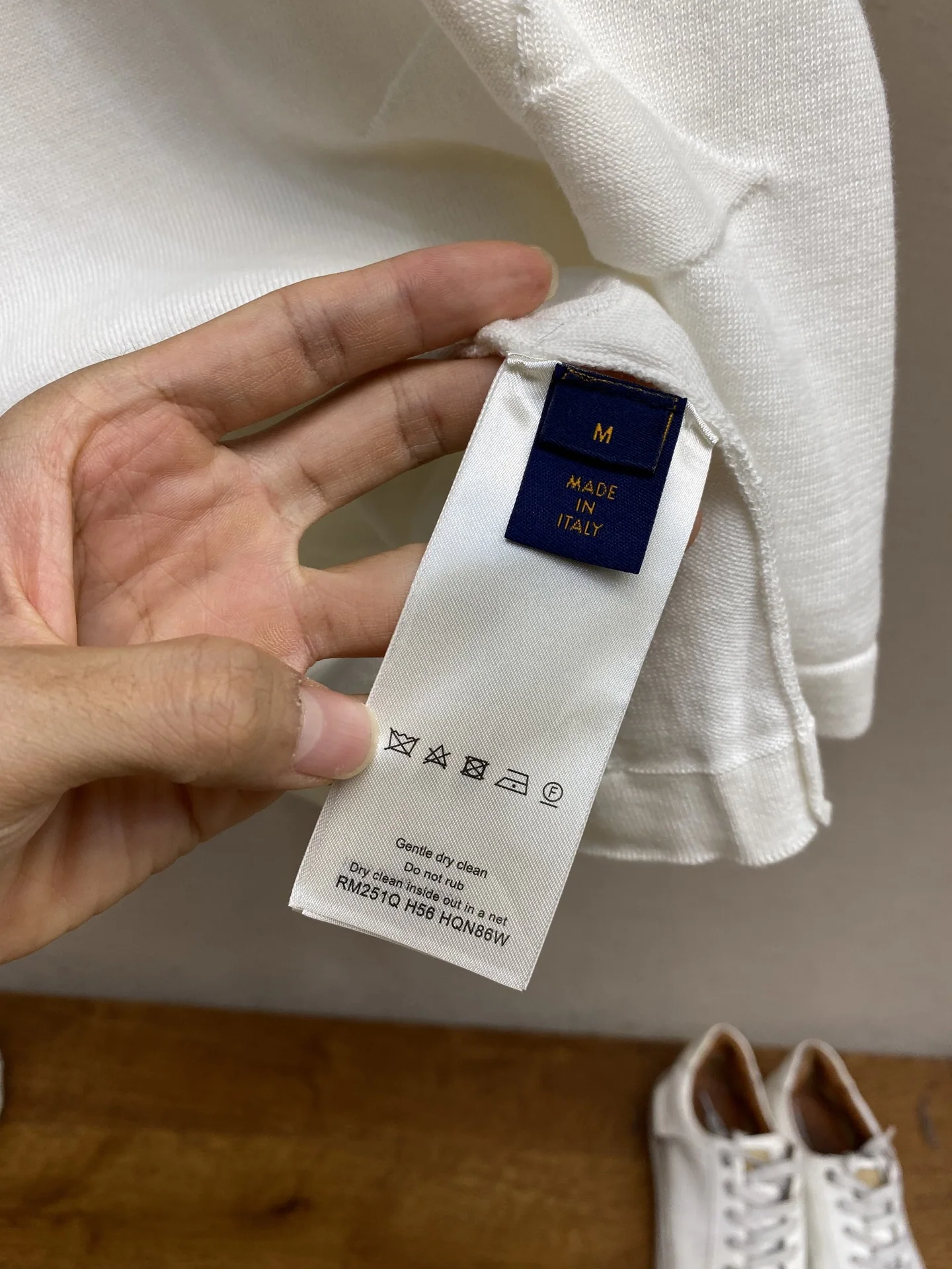 루이비통 모노그램 자카드 크루넥 반팔 티셔츠 남성 상세 이미지 7