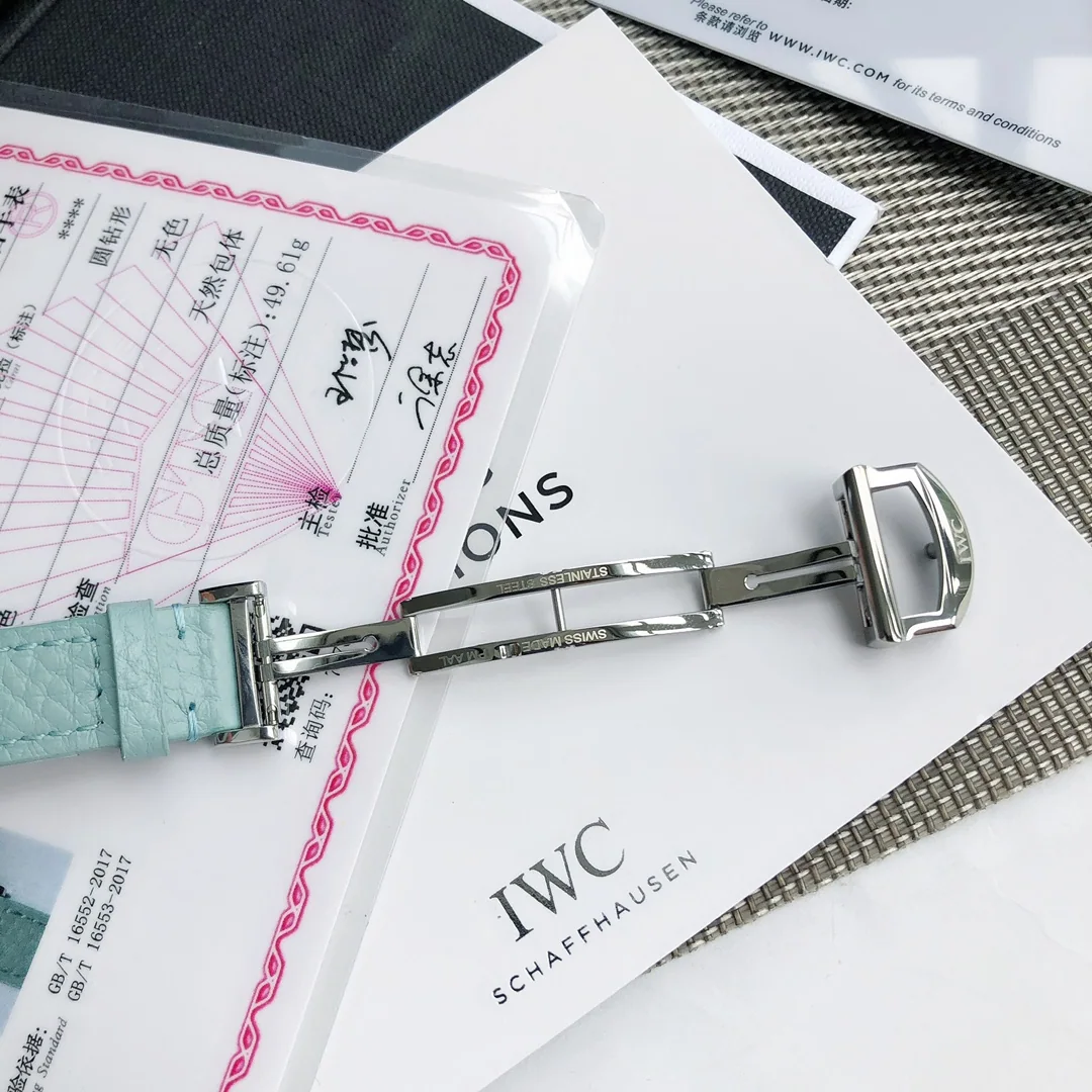 IWC 포트피노 라이트블루 다이얼 여성 시계 상세 이미지 9