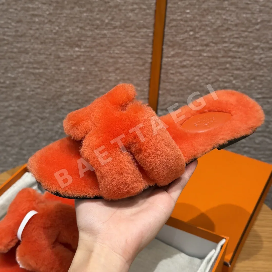 에르메스 오란 샌들 로열 울 가죽 H 컷아웃 상세 이미지 2