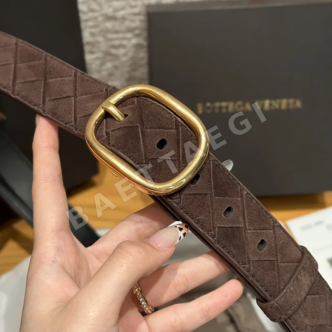 보테가베네타 인트레차토 스웨이드 벨트 상세 이미지 7