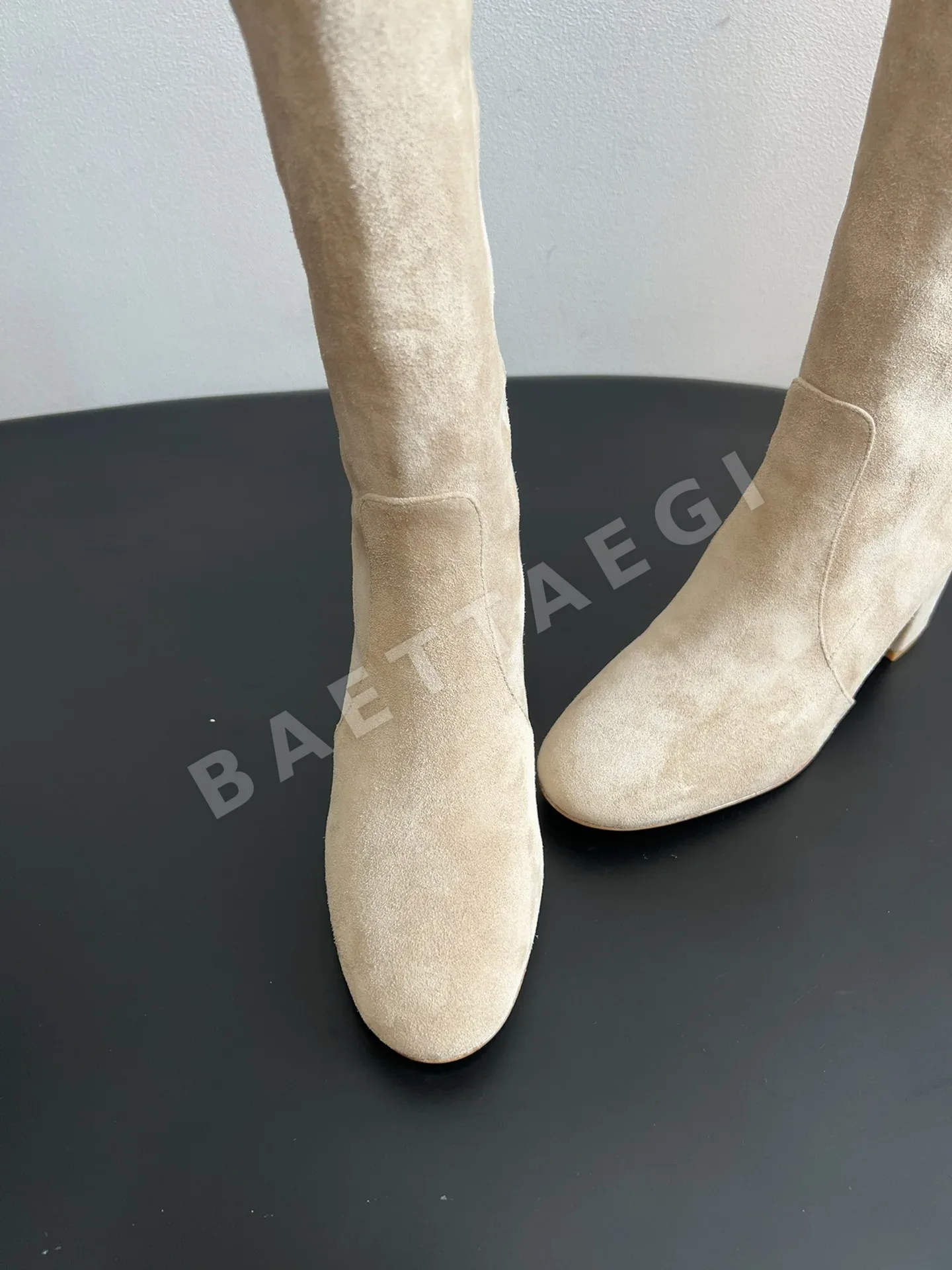 지안비토 로시 지안비토 스웨이드 청키힐 슬라우치 부츠 상세 이미지 3